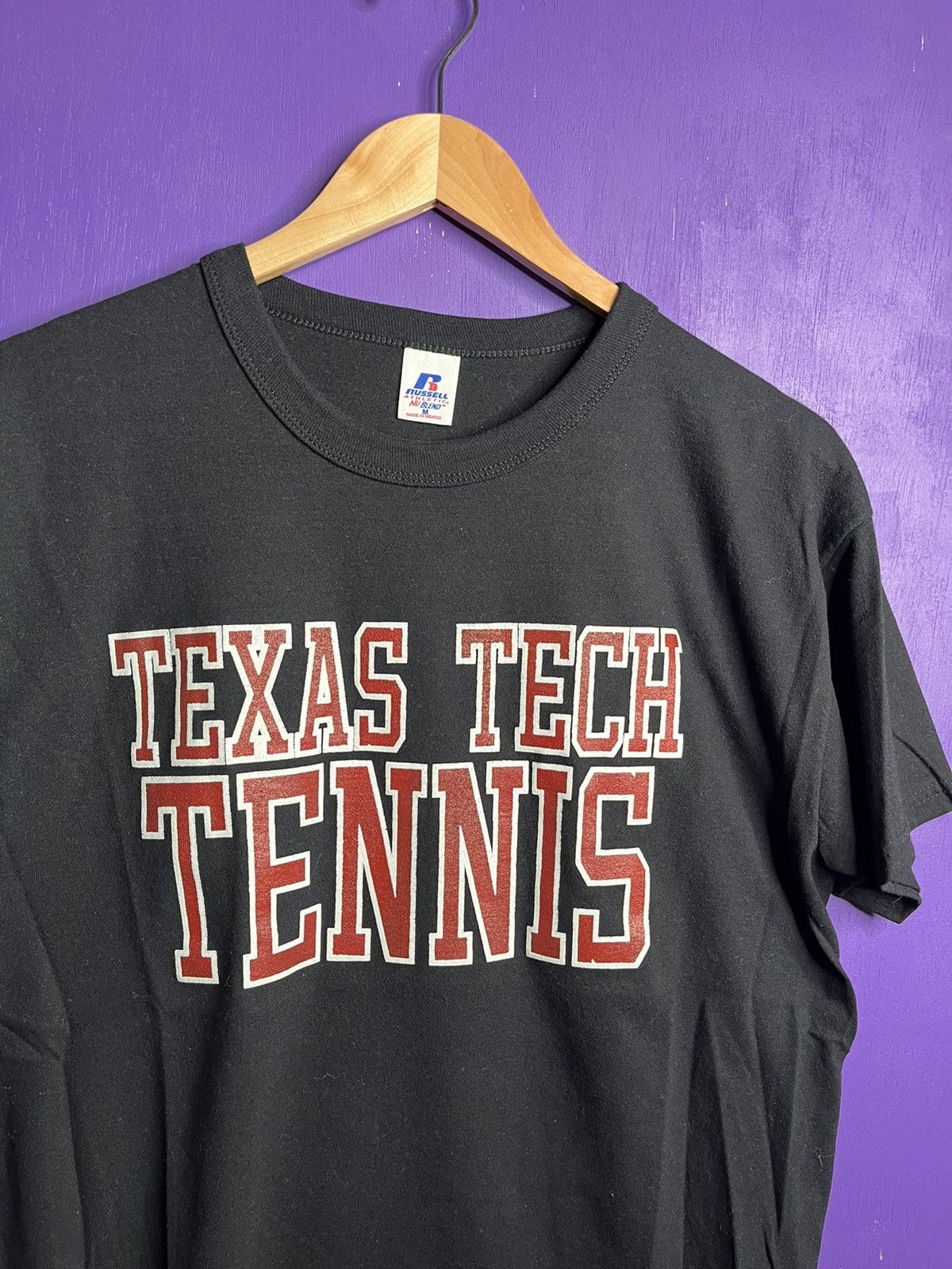 Vintage Vintage ‘00s Texas tech tennis t-shirt Size US M / EU 48-50 / 2 - 3 Thumbnail