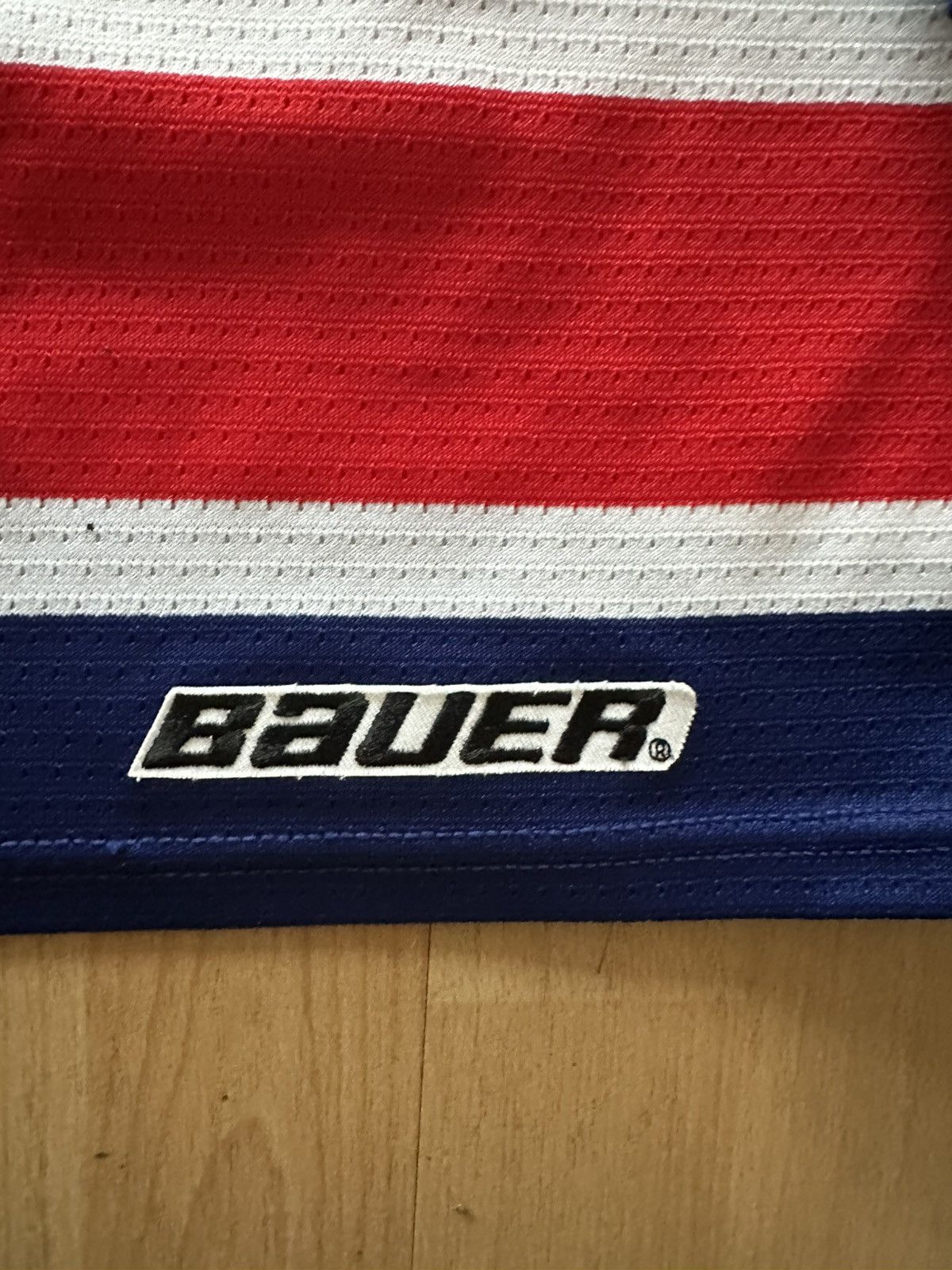 Eddie Bauer × Vintage Vintage 90s Labatt Blue Beer Mesh Promo Maple Hockey Jersey Size US XL / EU 56 / 4 - 6 Thumbnail
