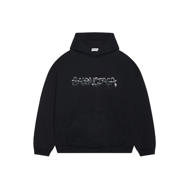 Balenciaga Balenciaga Drip Logo Hoodie Size 2 Size US M / EU 48-50 / 2 - 1 Thumbnail