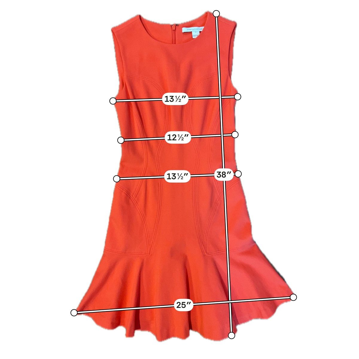 Diane von Furstenberg Diane von Furstenberg Coral Dress | Sleeveless | Size 0 Size XS / US 0-2 / IT 36-38 - 7 Thumbnail
