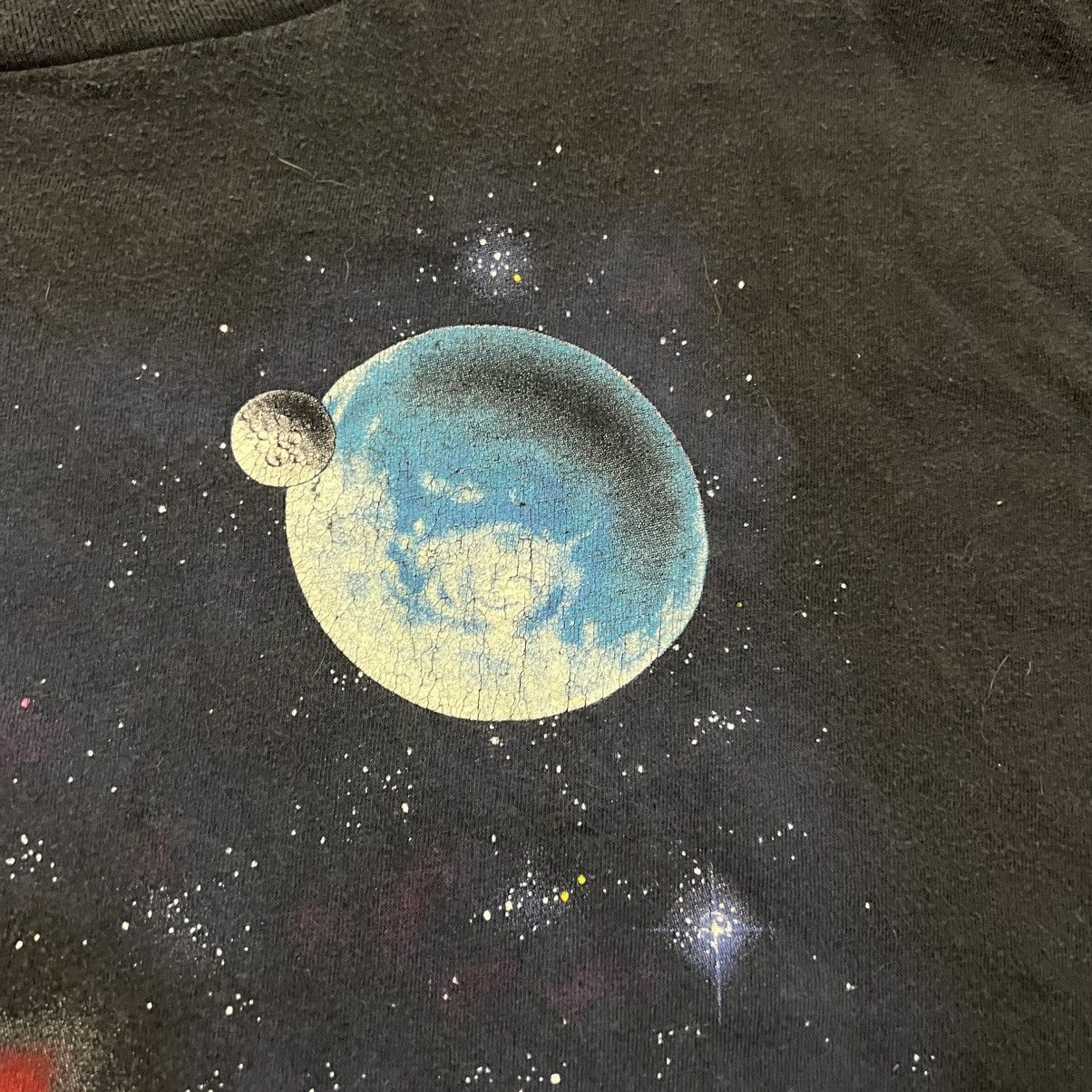 Vintage Vintage Peter Kull Solar System Planets Tee Size US XL / EU 56 / 4 - 5 Thumbnail