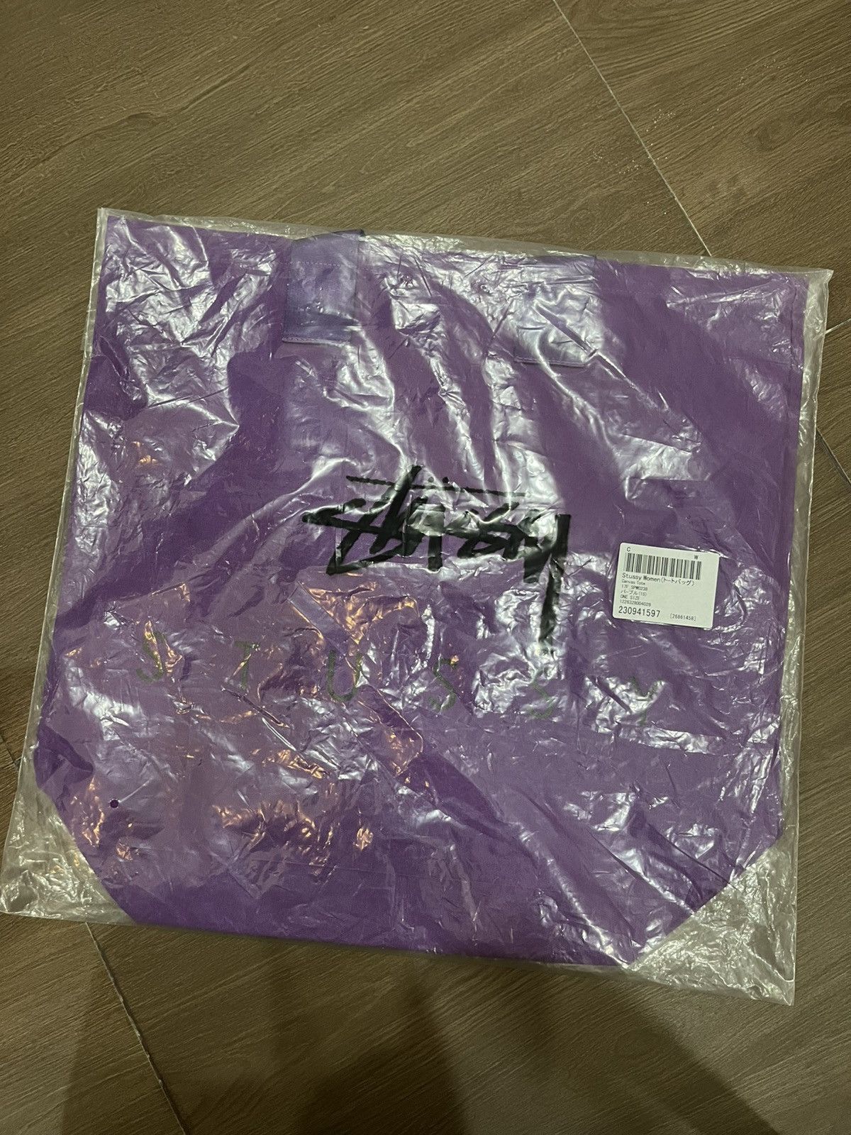 Stussy Stussy Canvas Tote Bag Women - Purple Size ONE SIZE - 9 Thumbnail