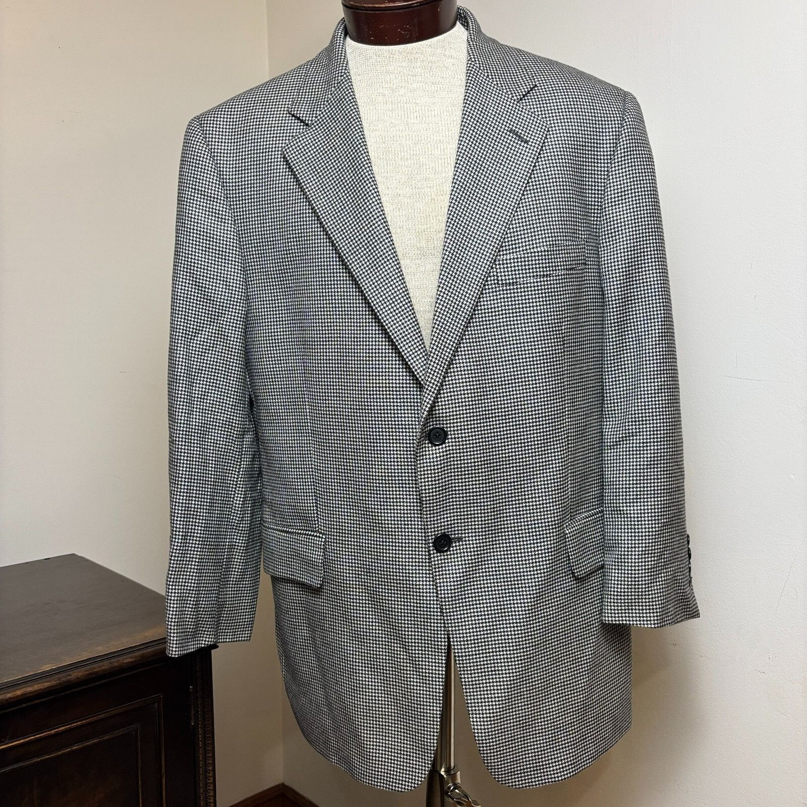 Nordstrom John W. Nordstrom Blazer Sz 44R Loro Piana Italy Cashmere Fl Size 44R - 10 Thumbnail