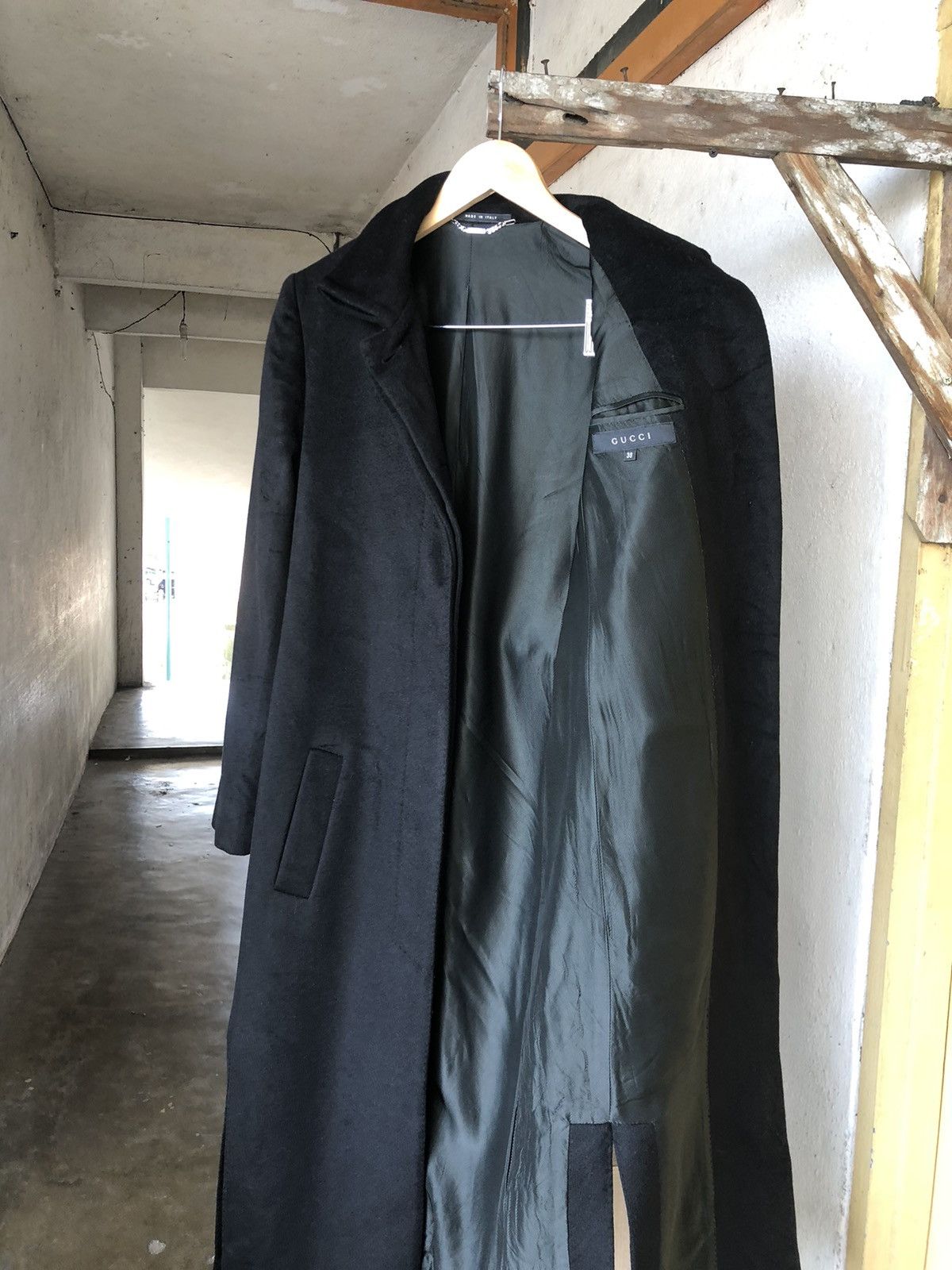 Gucci Authentic❗️Gucci Wool Cashmere Long Coat Belt Size XS / US 0-2 / IT 36-38 - 20 Thumbnail