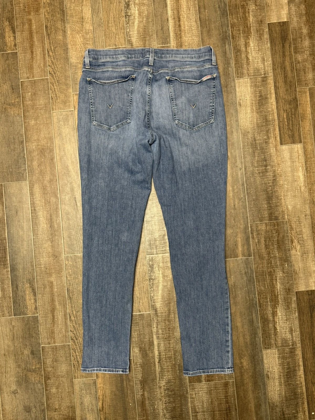 Hudson Hudson Ace Skinny Fit Light Blue Wash Denim Jeans Size US 36 / EU 52 - 6 Thumbnail