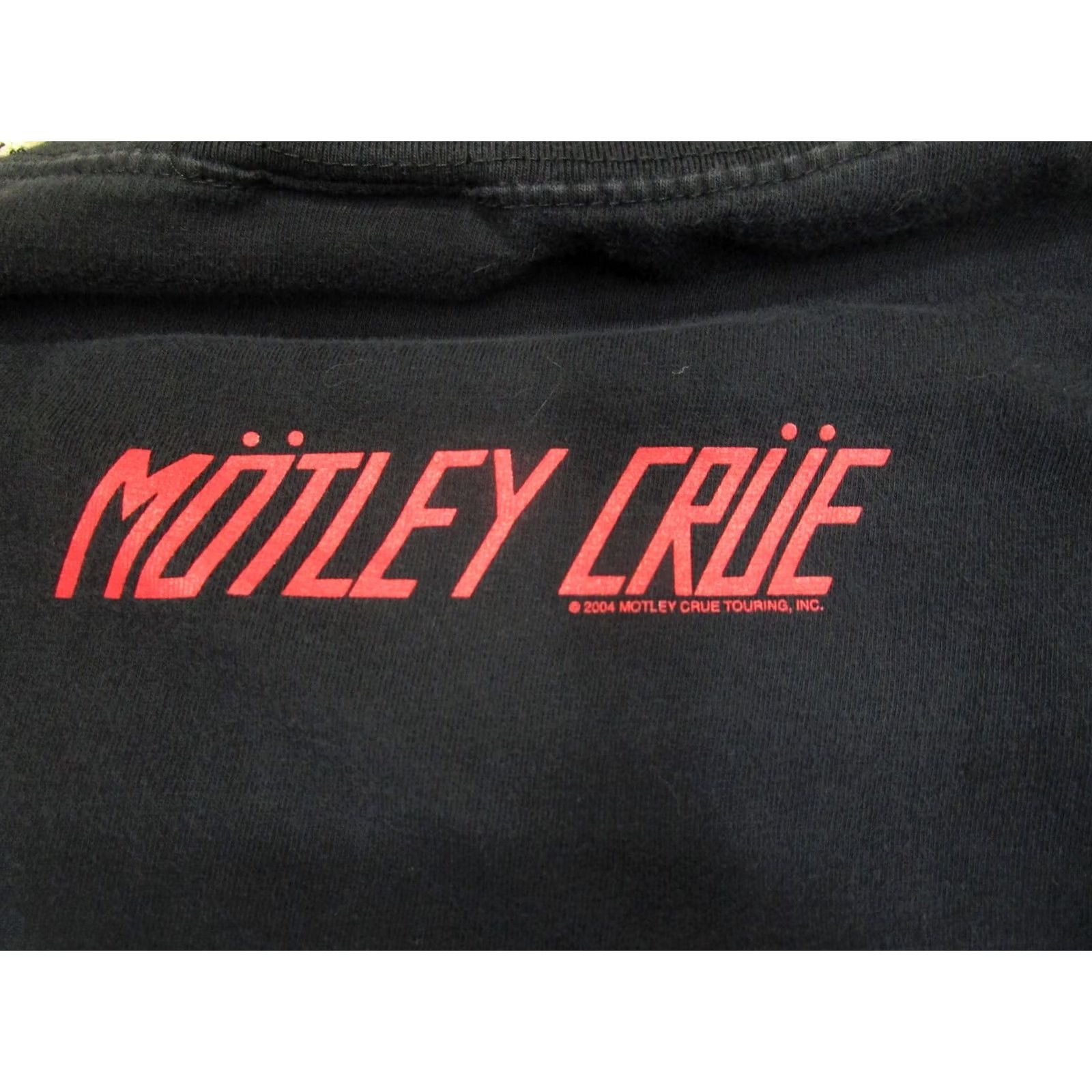 Vintage VINTAGE Motley Crue Shirt Men 4XL Black Rock Band Graphic Concert 00s Y2K Mens T-Shirt Size US XXL / EU 58 / 5 - 6 Thumbnail