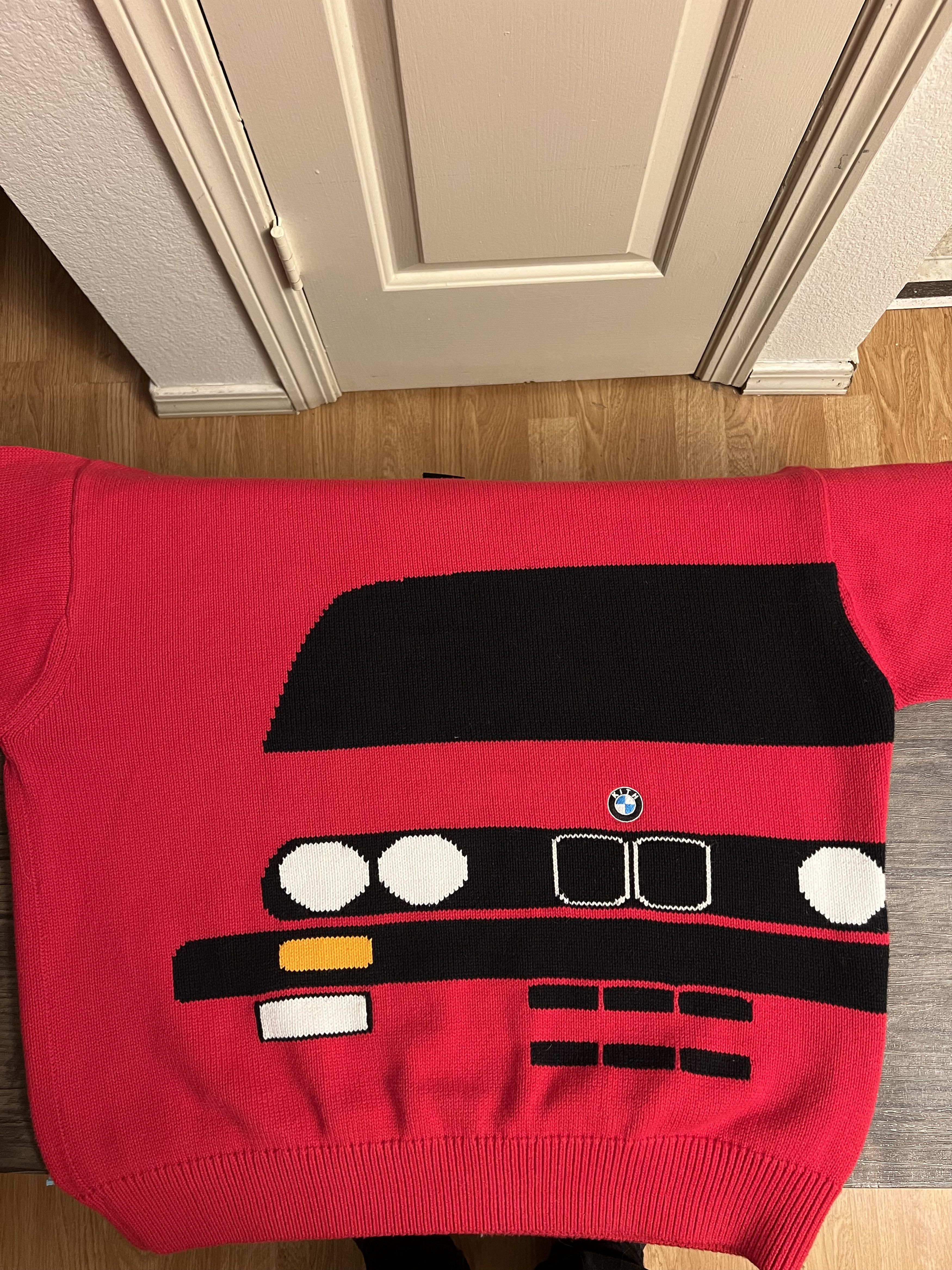 image of Bmw E30 Sweater in Red, Men's (Size Large)
