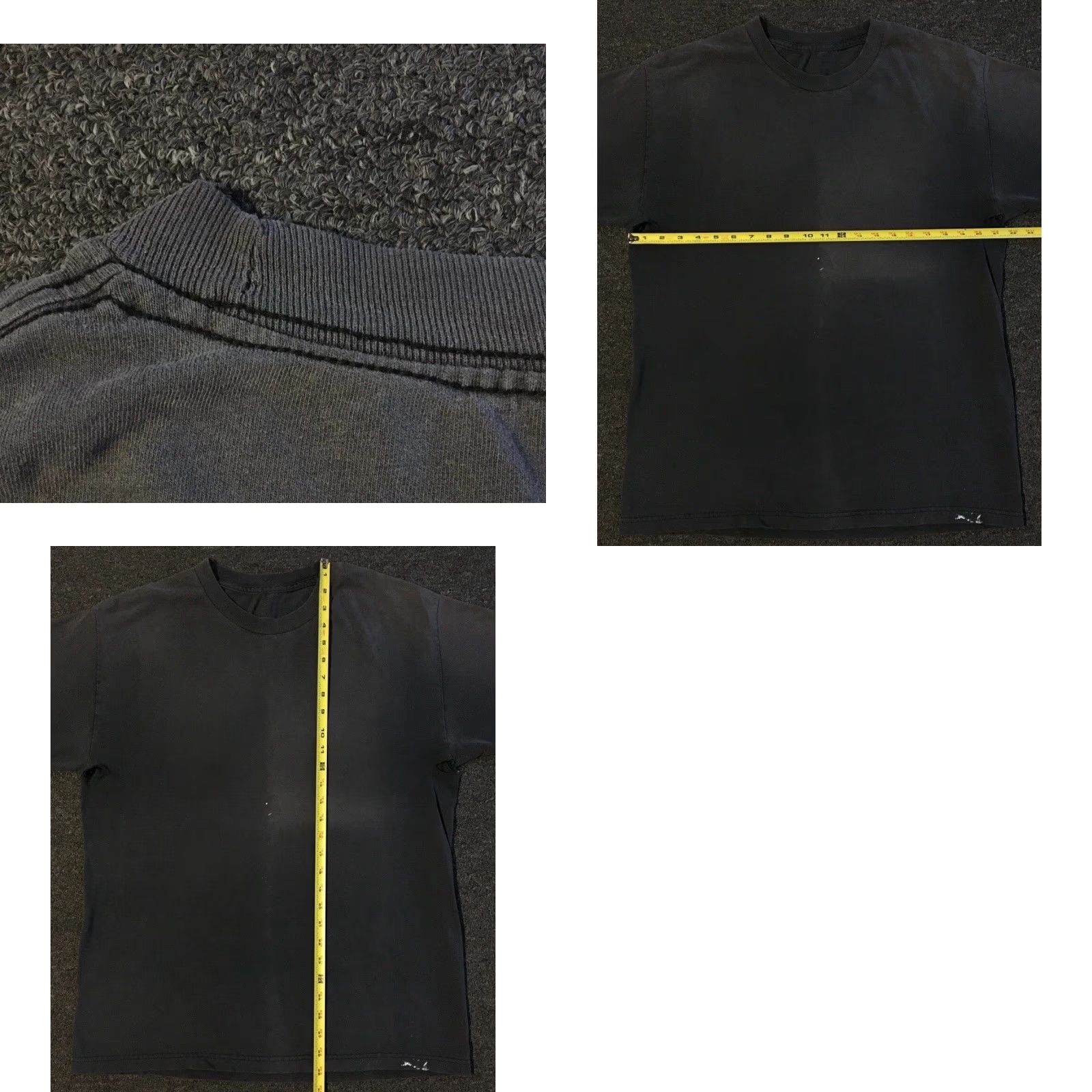 Thrasher VINTAGE Destroyed T-Shirt Men L Black Grunge 90s Y2K Punk Surf Skate Emo Distressed Thrashed Faded Shirt Size US L / EU 52-54 / 3 - 10 Thumbnail