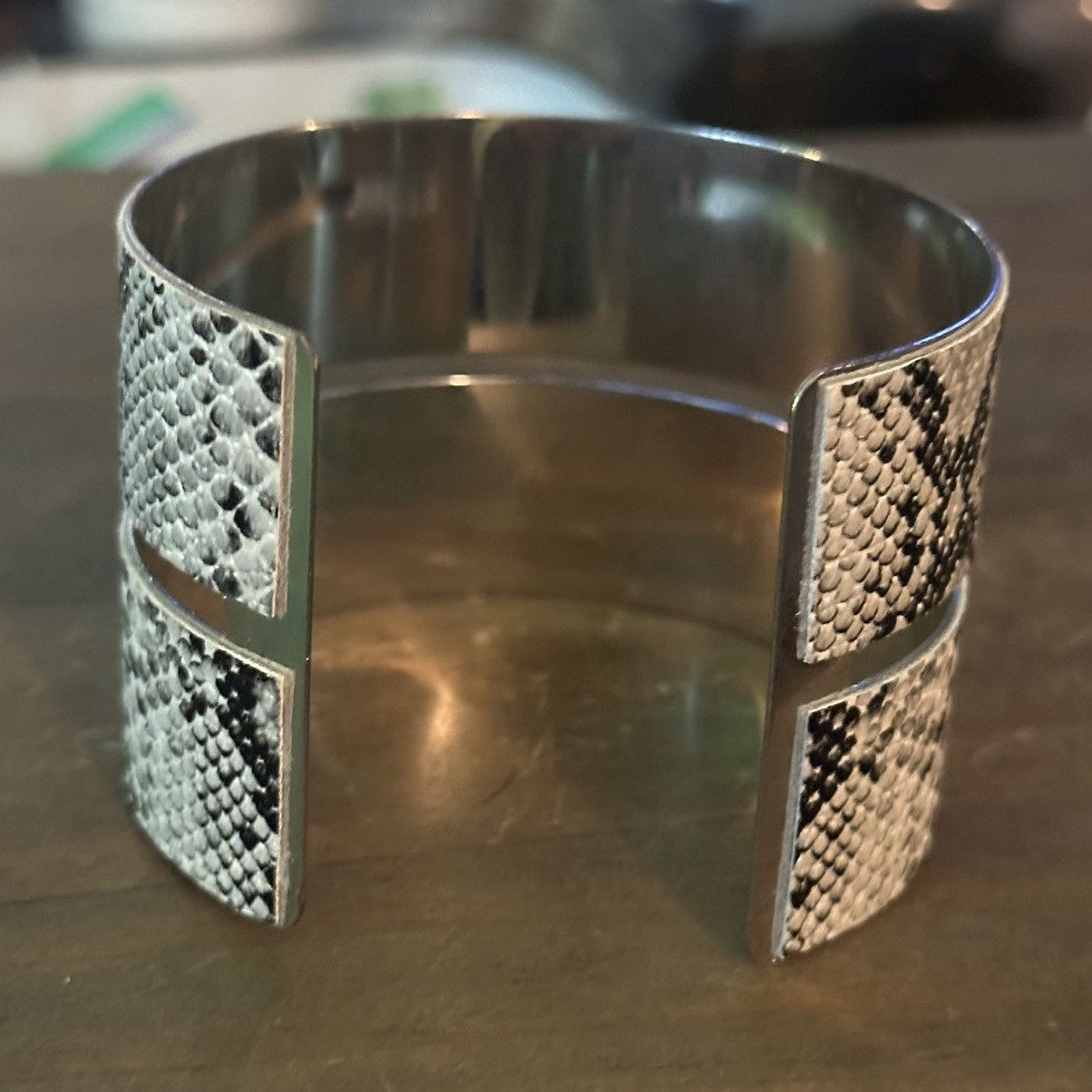 Other Snakeskin wide cuff bracelet Size ONE SIZE - 6 Thumbnail