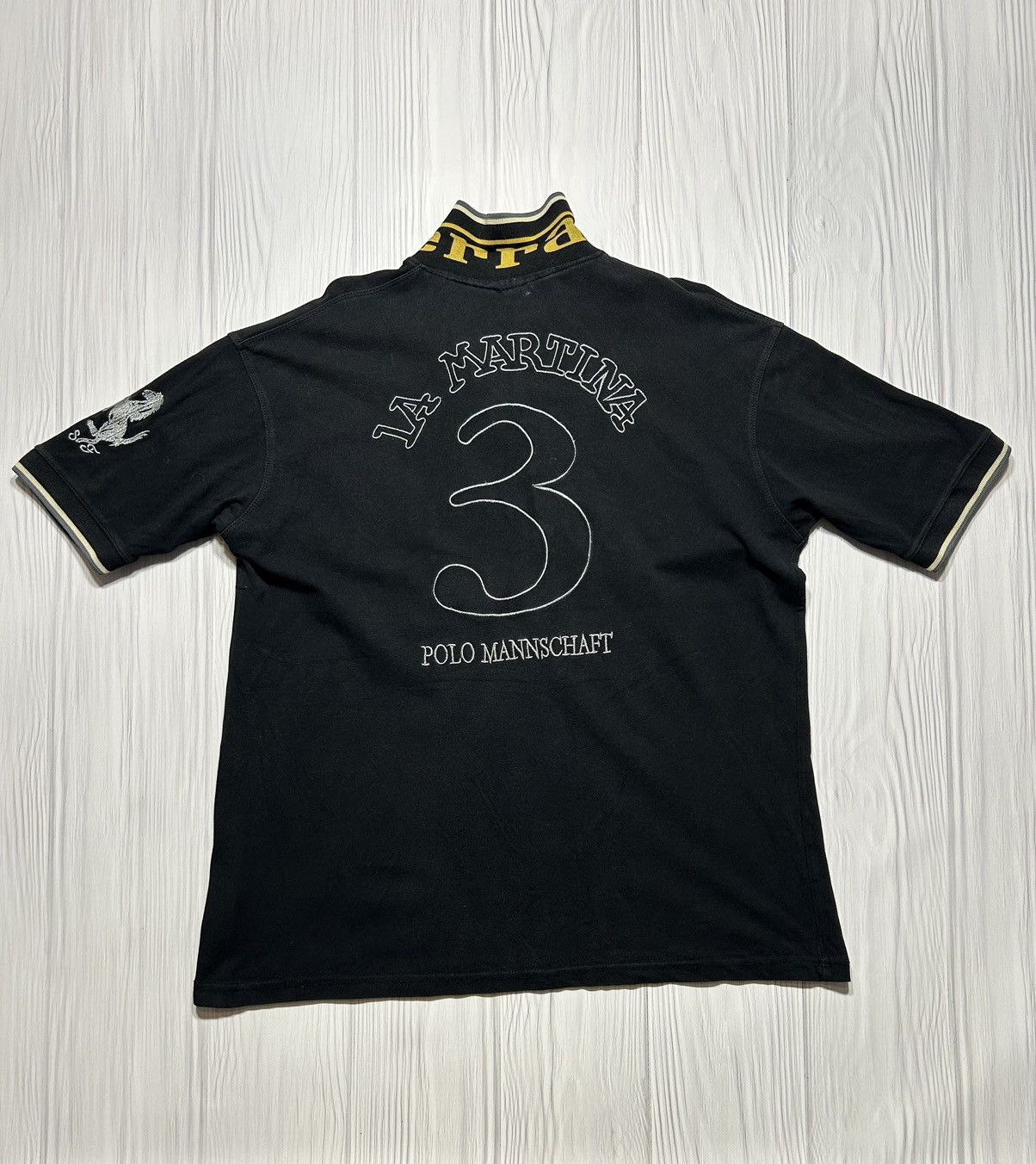 Ferrari Vintage Embroidered Logo Ferrari La Martina Team 3 Polo Size US XXL / EU 58 / 5 - 2 Thumbnail