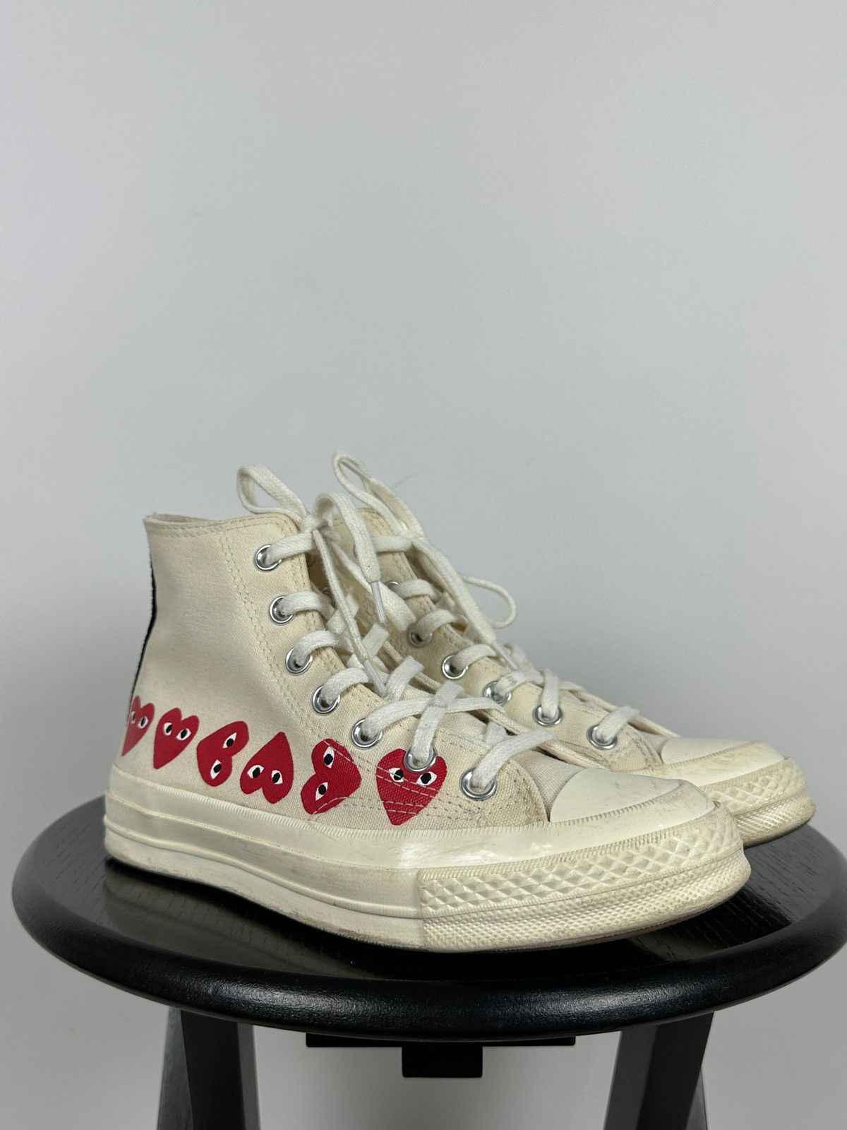 Comme des Garcons Comme Des Garçons x Chuck Taylor Converse All Star Hi Top Size US 5 / EU 37 - 12 Thumbnail