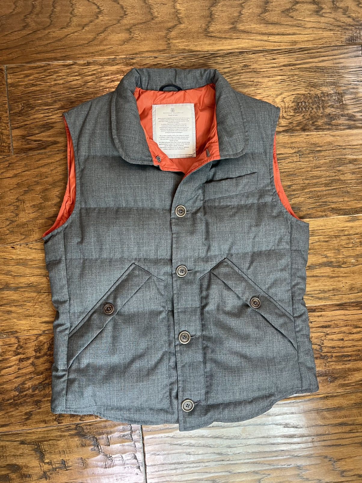 Brunello Cucinelli Brunello Cucinelli Vest - Cashmere, Wool & Goose Down Size US M / EU 48-50 / 2 - 1 Thumbnail