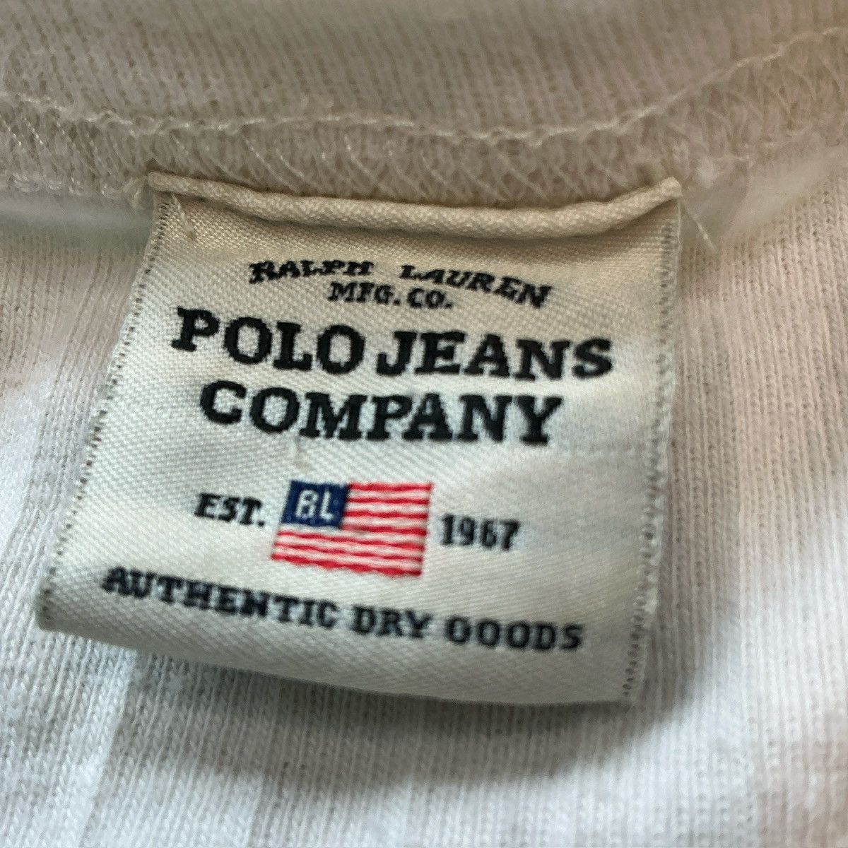 Polo Ralph Lauren × Vintage Vintage Y2K Polo Ralph Lauren Cream Sweater Shirt Size XL Size US XL / EU 56 / 4 - 3 Thumbnail