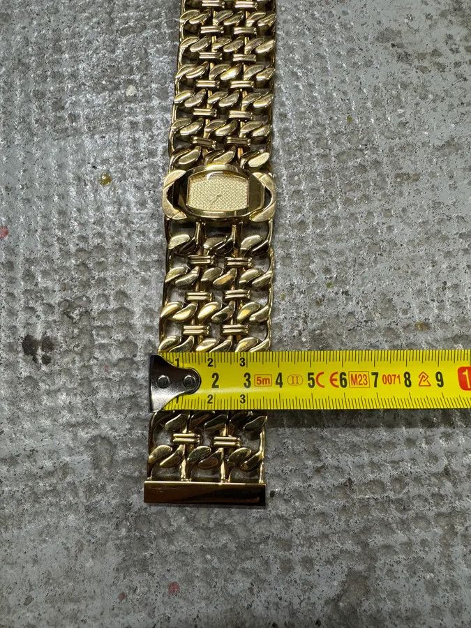 Roberto Cavalli 2000s Roberto Cavalli Chain Linked Gold Contemporary Watch Size ONE SIZE - 9 Thumbnail