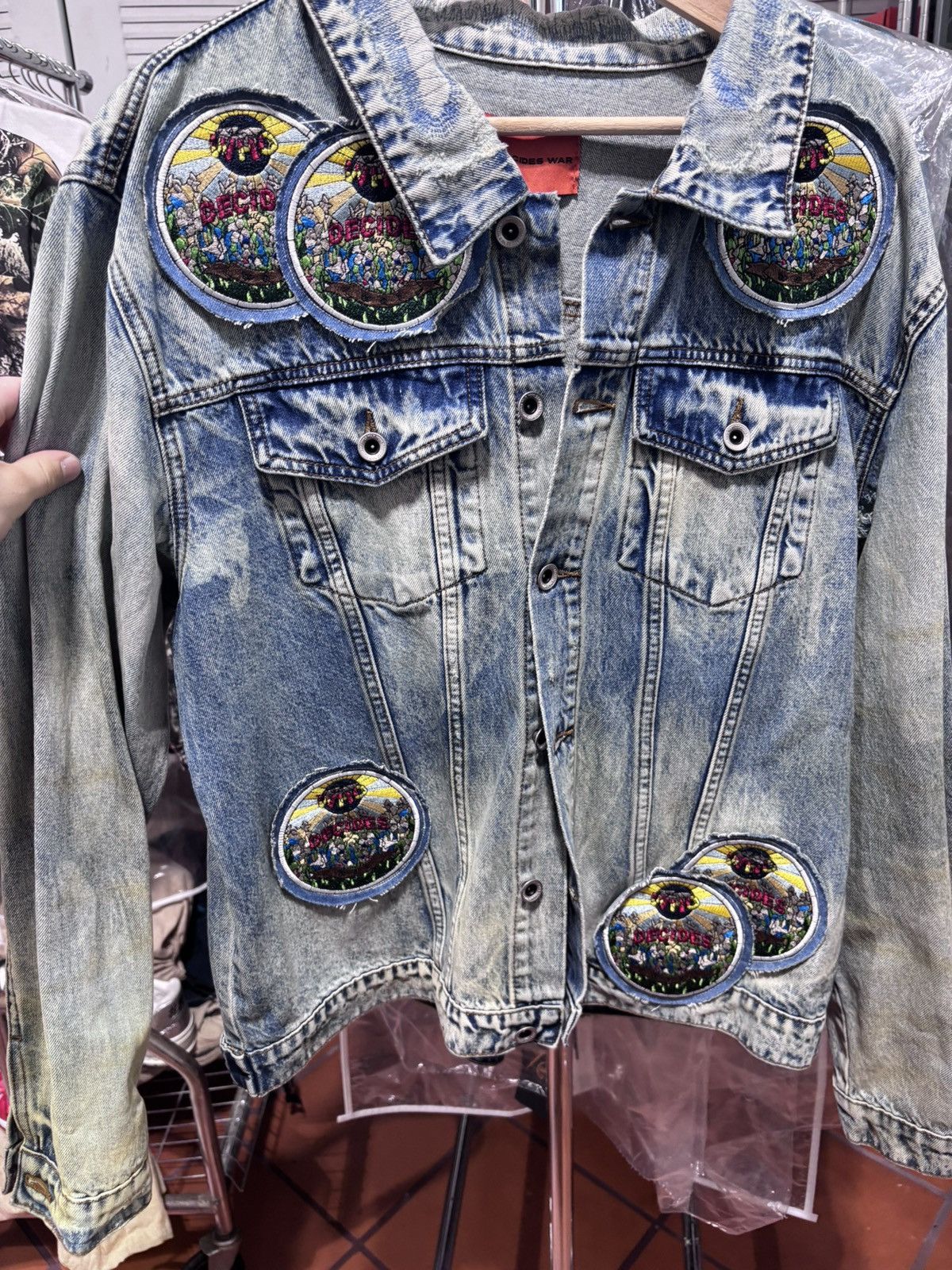 Who Decides War Who Decides War Indigo Jean Jacket Size US L / EU 52-54 / 3 - 2 Thumbnail