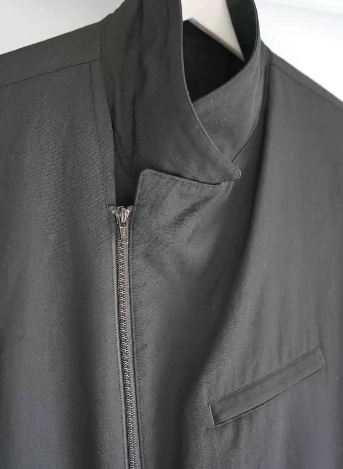 Yohji Yamamoto Yohji Yamamoto 14ss Rainy Zipper Short Jacket 2412-Nextarrow Size US L / EU 52-54 / 3 - 3 Thumbnail