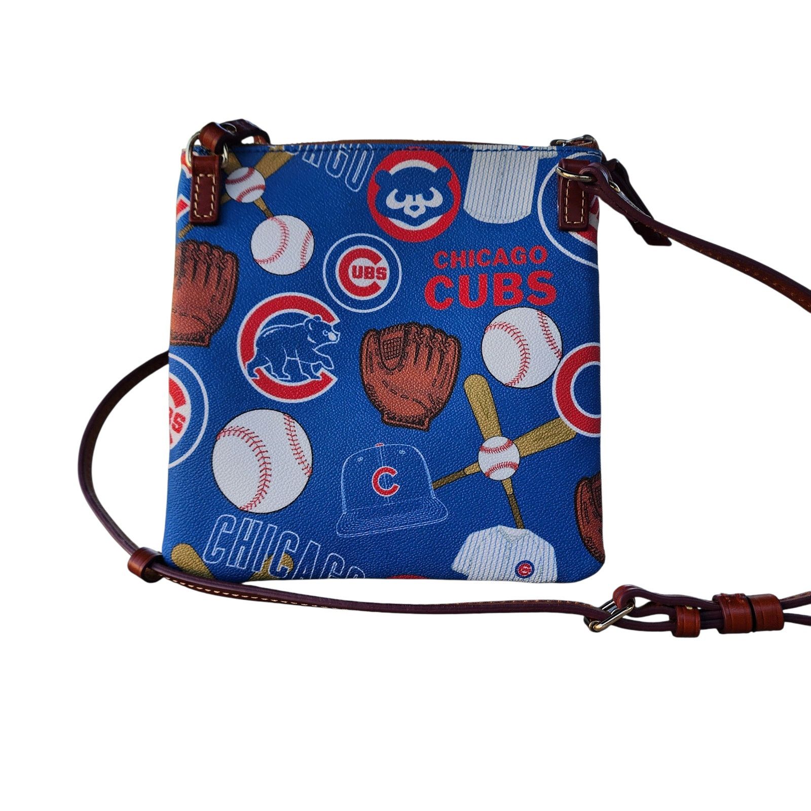Dooney & Bourke Dooney & Bourke MLB Chicago Cubs Triple Zip Crossbody Bag Size ONE SIZE - 2 Thumbnail
