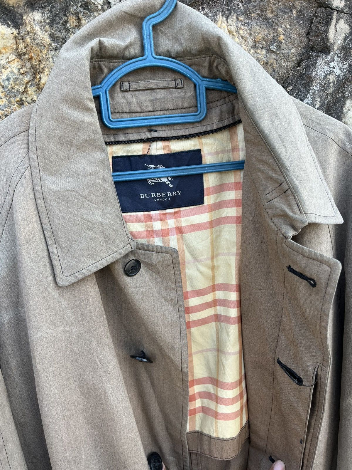 Burberry Vintage Burberry trench Coat Size US XL / EU 56 / 4 - 13 Thumbnail