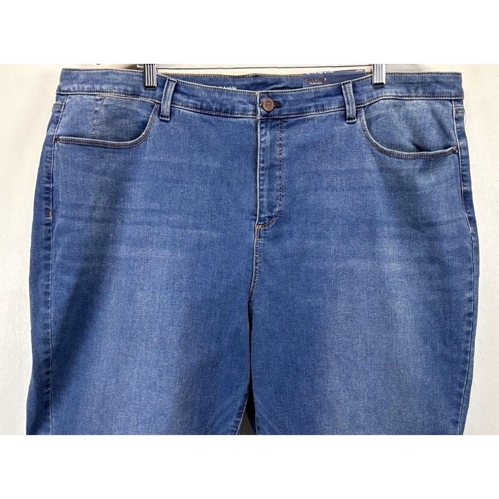 Talbots Talbots Jeans 24W Plus Size Women's High Rise Jegging Ankle Skinny Blue Size 42" / US 20 - 2 Thumbnail
