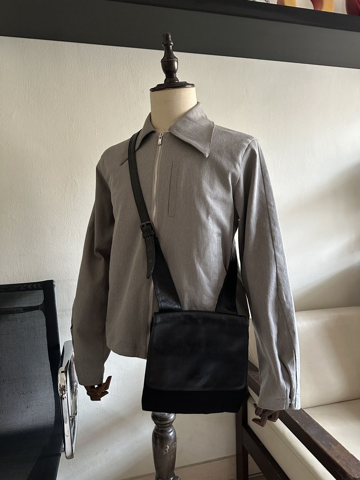 Comme des Garcons Homme Plus 1990s L’ALTOPIANO Nylon mix Leather Sling Bag/Crossbody Bag Size ONE SIZE - 12 Thumbnail