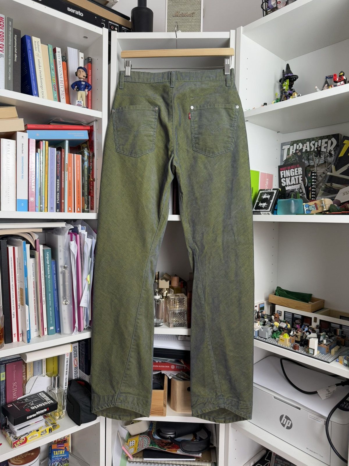 Cowboy Equipment × Levi's Vintage Levi’s acid corduroy pants 29x34 avantgarde archive Size 29" - 2 Thumbnail