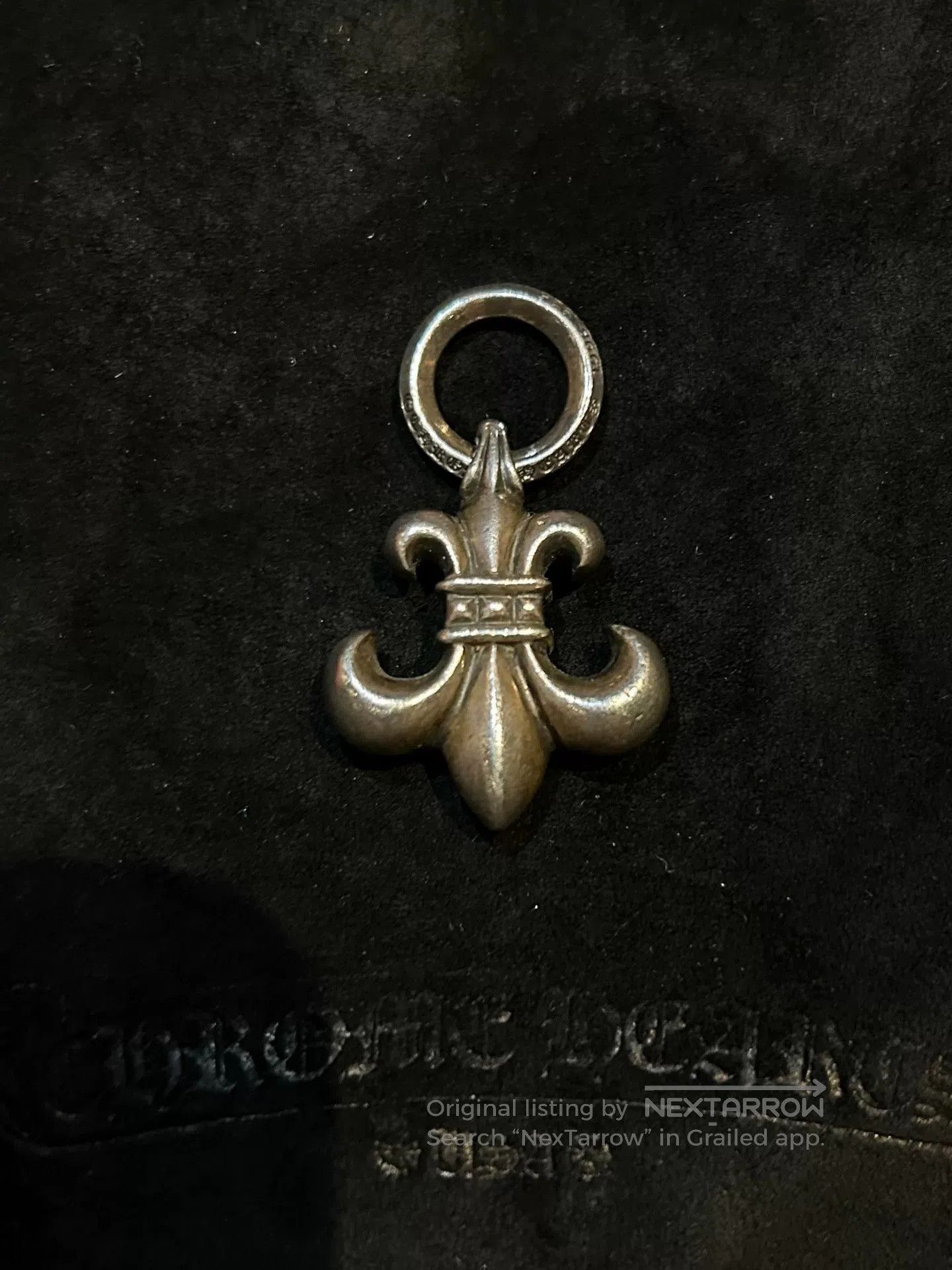 Chrome Hearts chrome hearts black leather necklace with pendant. Size ONE SIZE - 8 Thumbnail