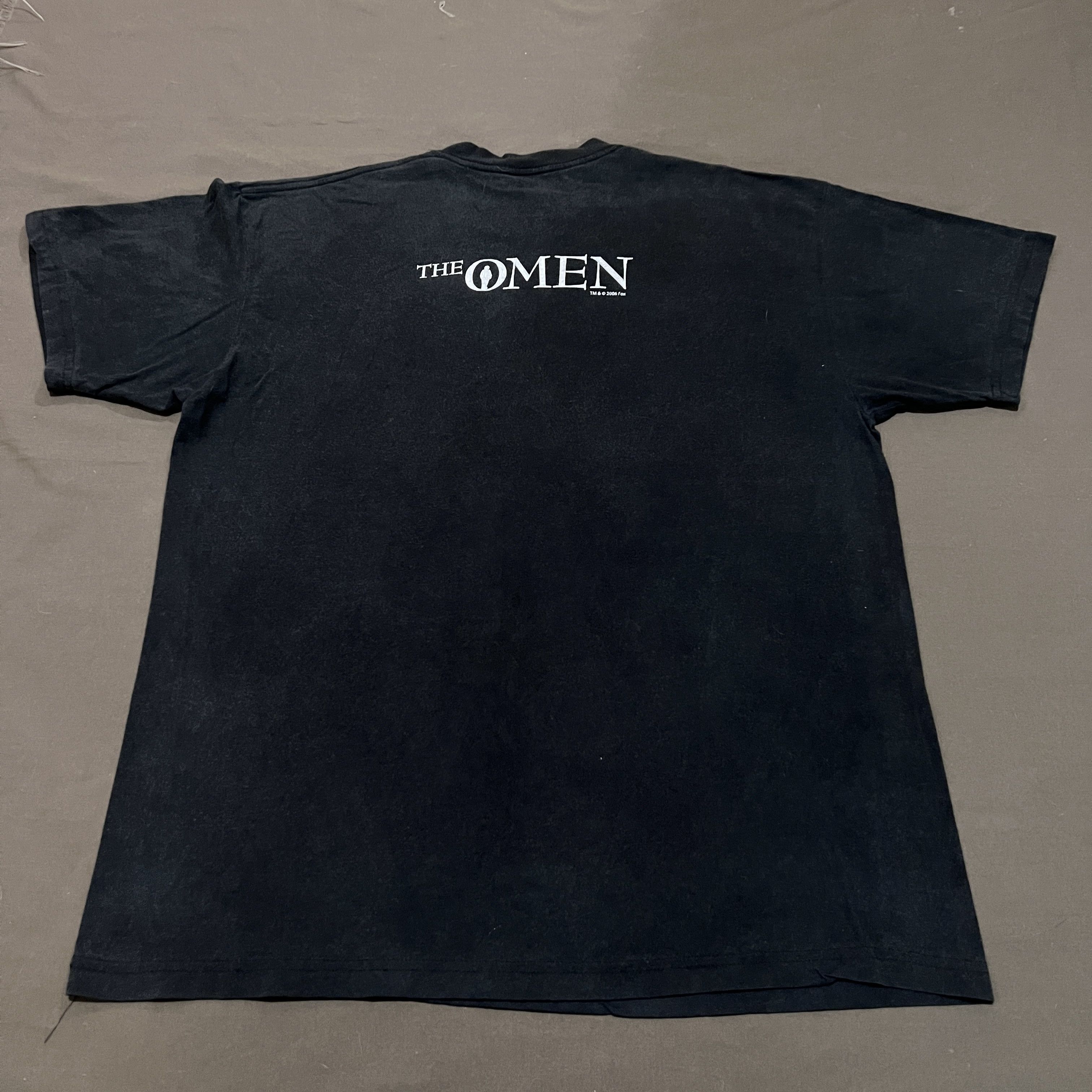 Expert Horror Vintage Y2K The Omen 666 Horror Movie Promo Tee XL Faded Size US XL / EU 56 / 4 - 4 Thumbnail