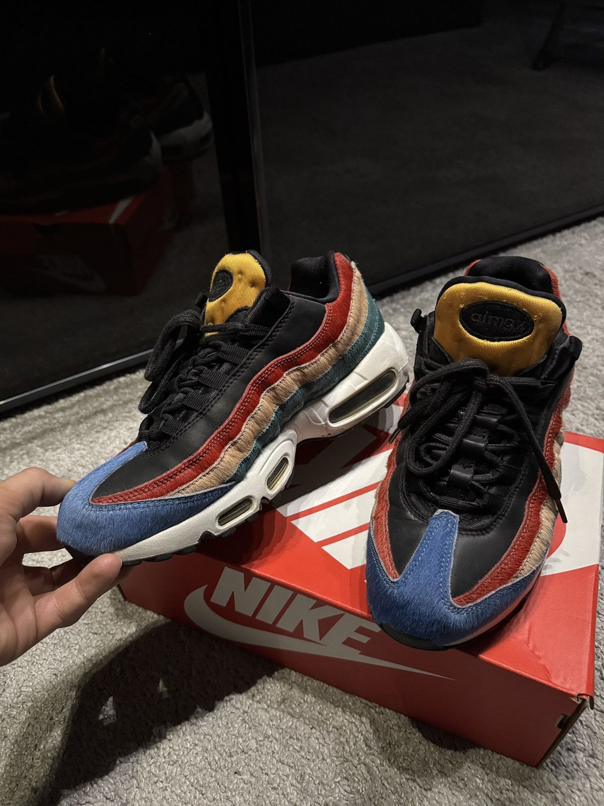 Nike Nike Air Max 95 Multicolour Pony Fur Pack Size US 8.5 / EU 41-42 - 4 Thumbnail