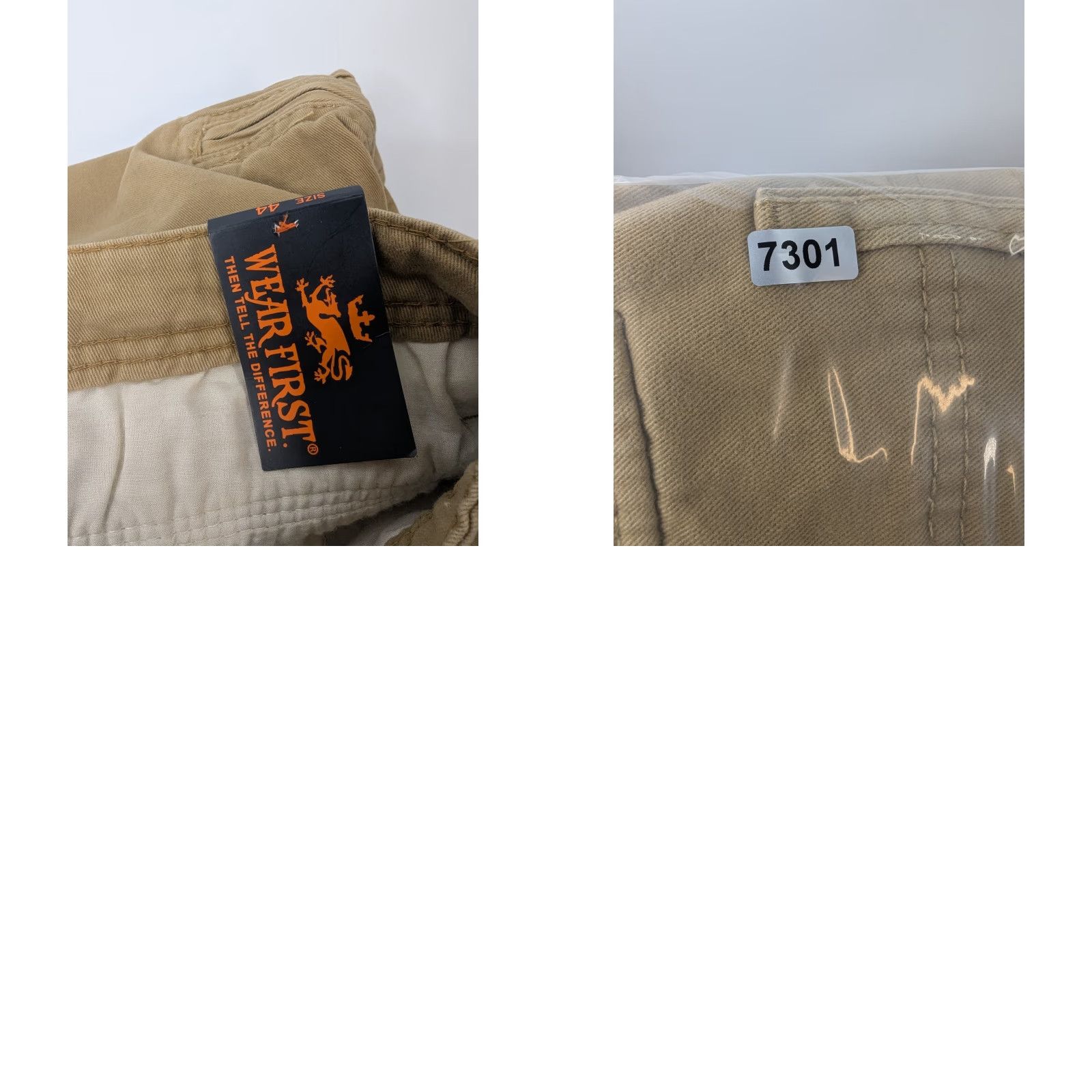 Camel Wear First Cargo Shorts Men 44 Desert Camel Flat Front Pockets Outdoors Hiking Casual Spring Summer Cotton Tan Cargo Pocket Regular Mens Size US 44 / EU 60 - 8 Thumbnail
