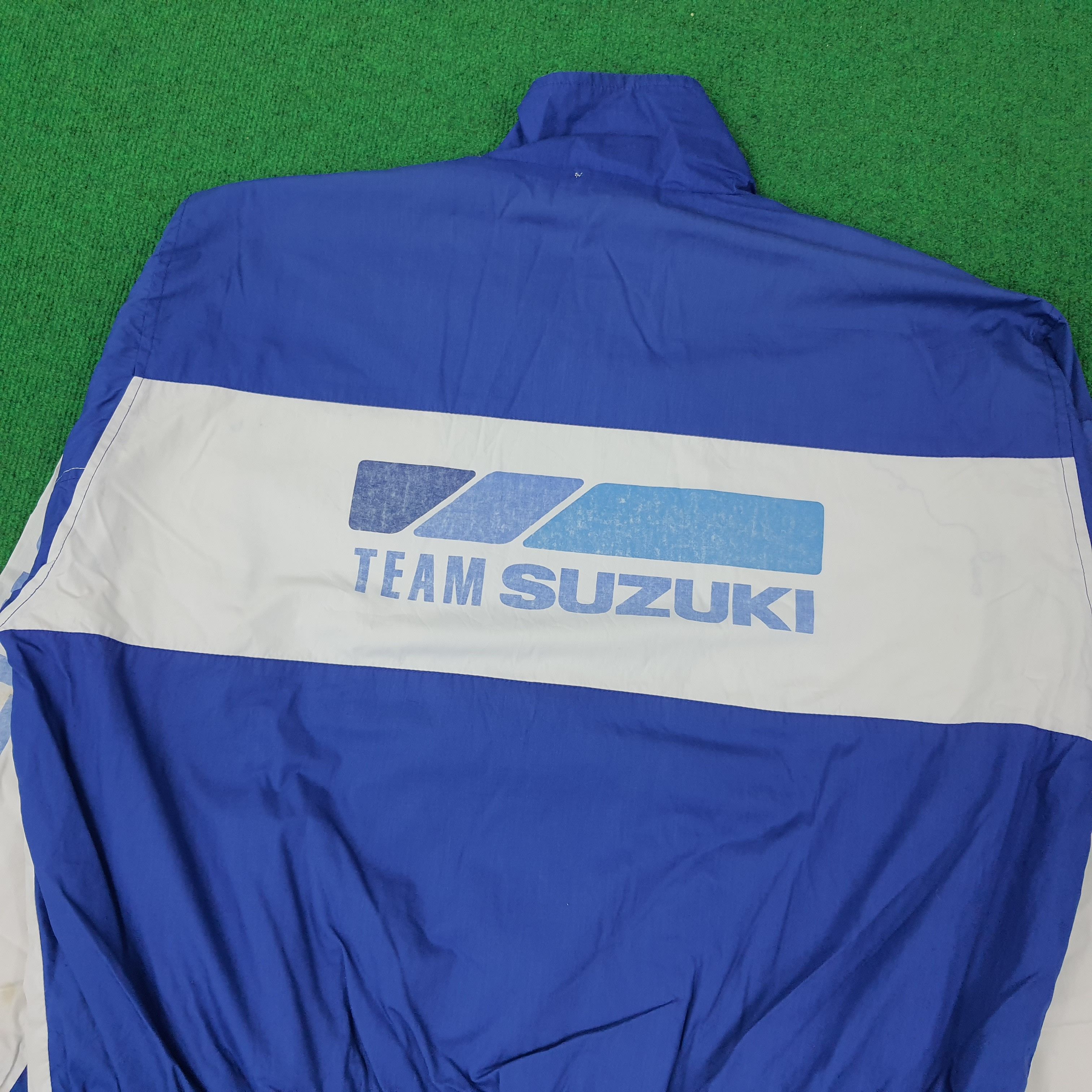 Japanese Brand × Vintage Vintage SUZUKI Japan Motorsports Jacket C230N13 Size US XL / EU 56 / 4 - 2 Thumbnail