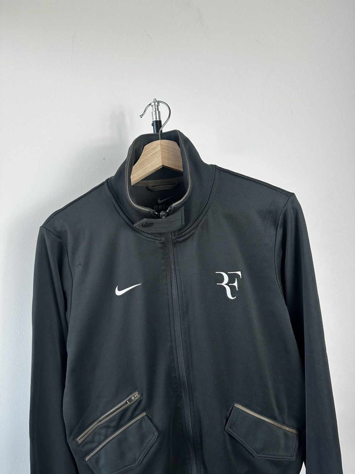 Nike Nike Court Roger Federer RF Track Jacket Dri-Fit Black Small Size US S / EU 44-46 / 1 - 3 Thumbnail