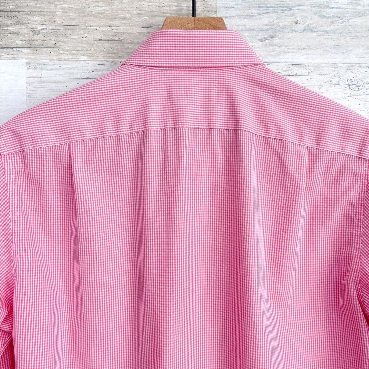 J.Crew J Crew Poplin Shirt Pink Gingham Button Down Mens S Size US S / EU 44-46 / 1 - 4 Thumbnail
