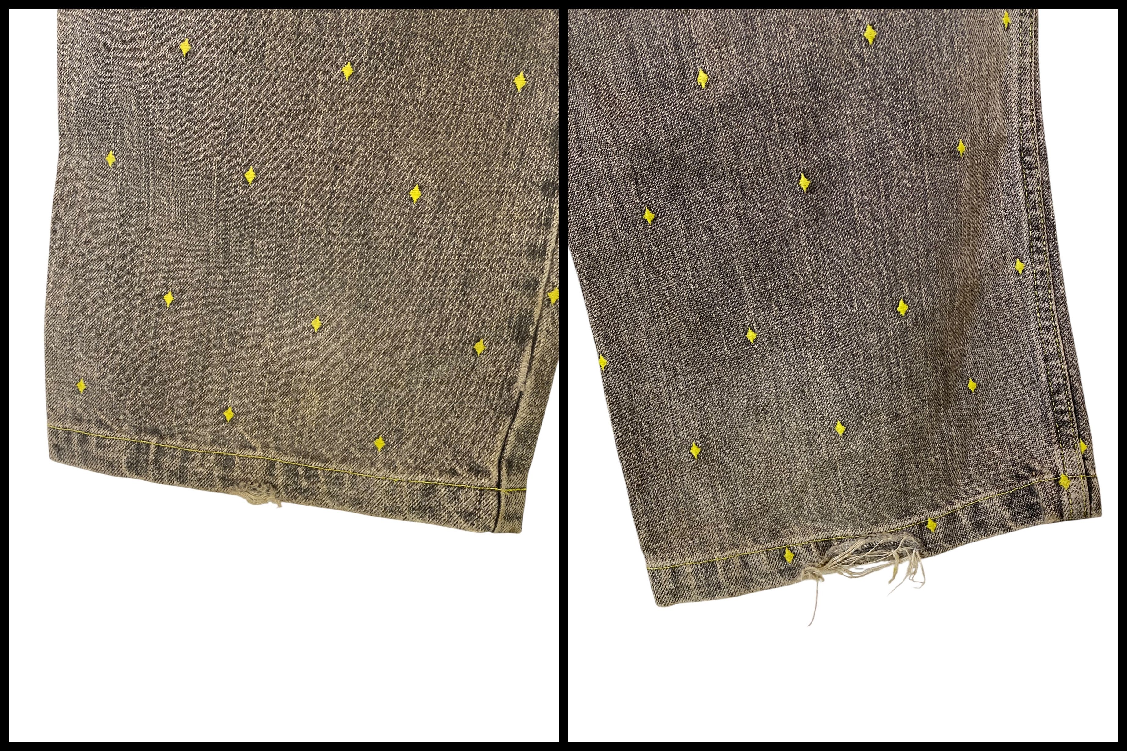 Designer × Jun Takahashi × Undercover SS02 Undercover Illusion of Haze embroidered denim pant Size US 31 - 9 Thumbnail