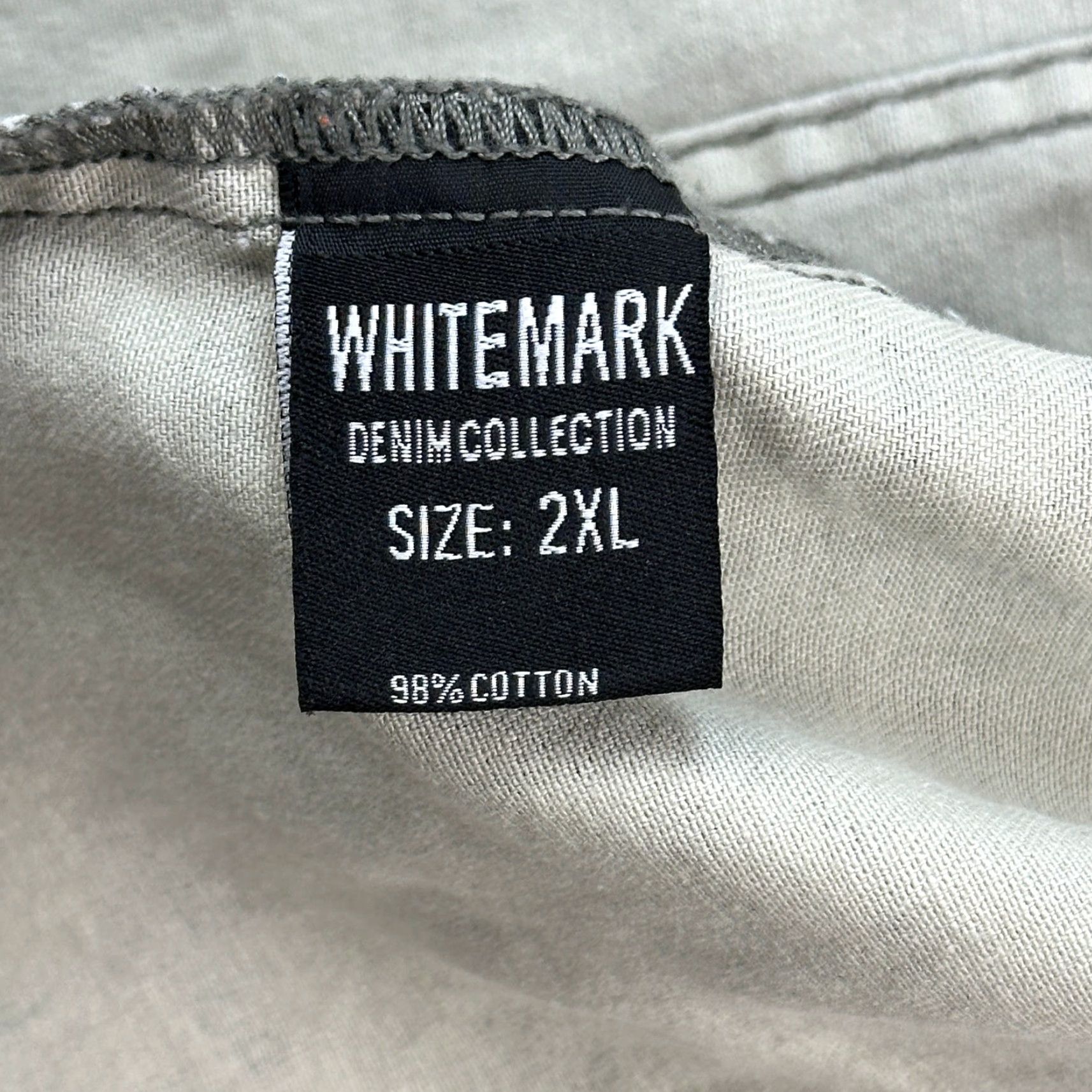 White Mark Whitemark Jacket Women's 2XL Military Camo Denim Trucker Stretch Outdoor Casual Denim Jacket Cargo Camouflage Trucker Casual Womens 2XL Blue Navy Size XXL / US 16-18 / IT 52-54 - 7 Thumbnail