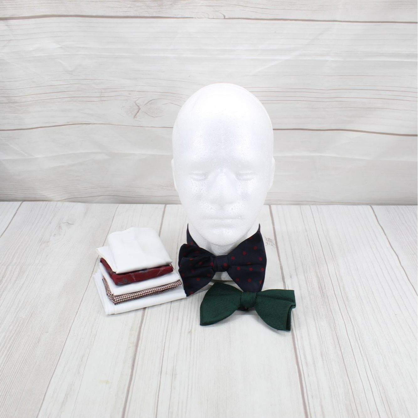 Other Set of 7 Men's Multicolor Bow Ties Pocket Handkerchiefs Size ONE SIZE - 2 Thumbnail