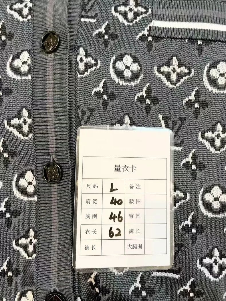 Louis Vuitton Louis Vuitton Full logo knitting long sleeves Size US L / EU 52-54 / 3 - 8 Thumbnail