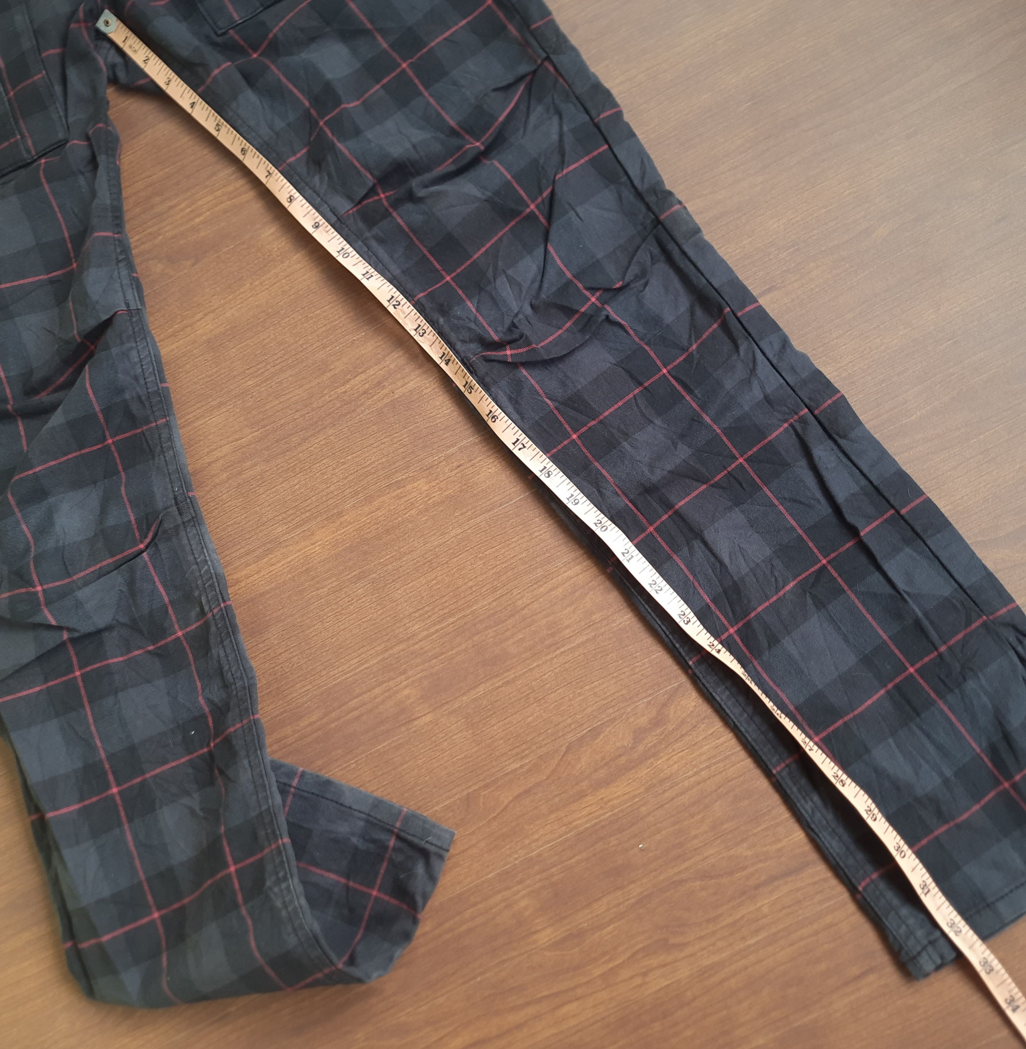 Lee Y2K Lee Cowboy Tartan Pants Punk Grunge Size US 30 / EU 46 - 17 Thumbnail