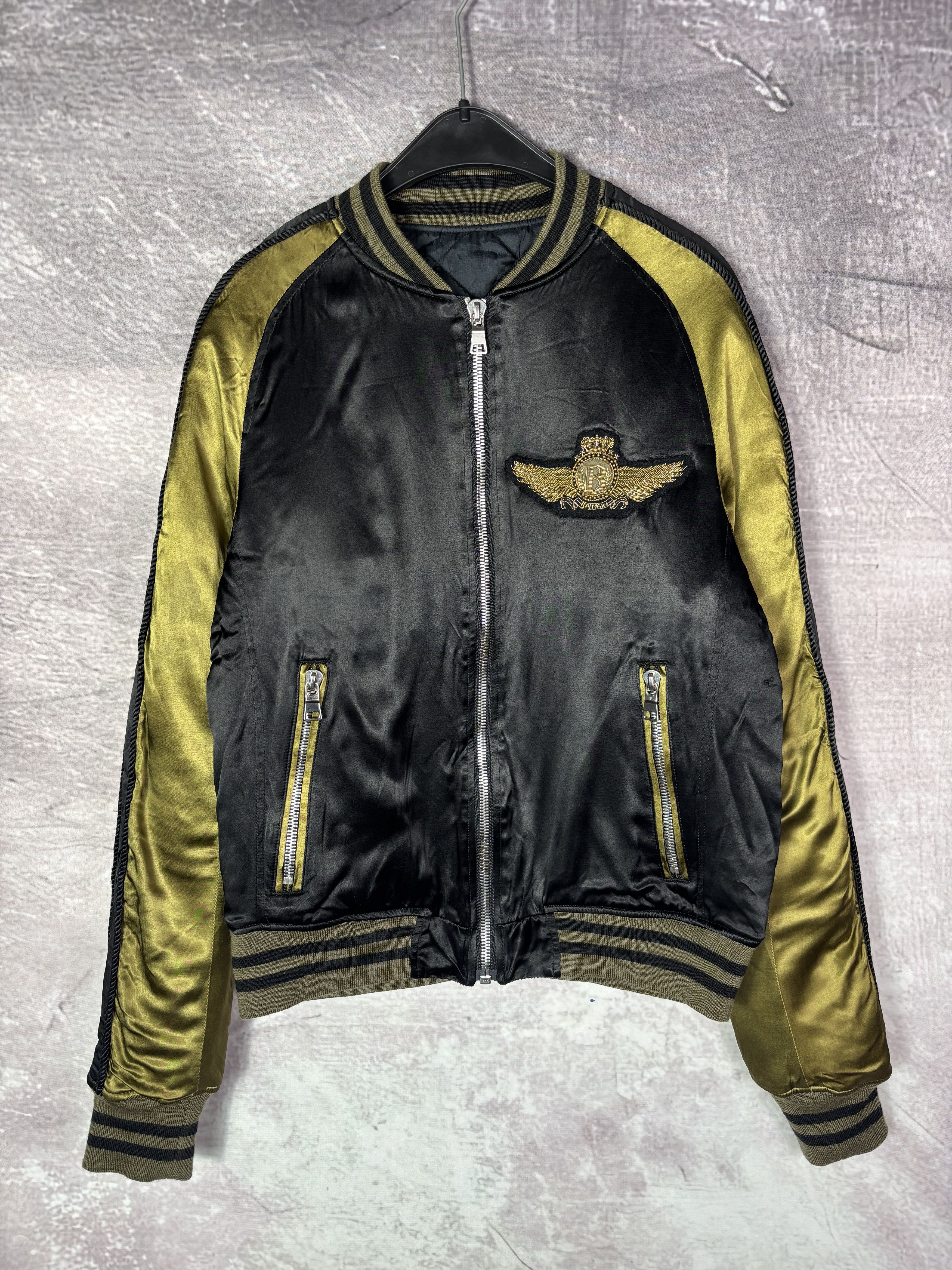 Balmain Embellished Stain Bomber Jacket Japan Made Size US S / EU 44-46 / 1 - 2 Thumbnail