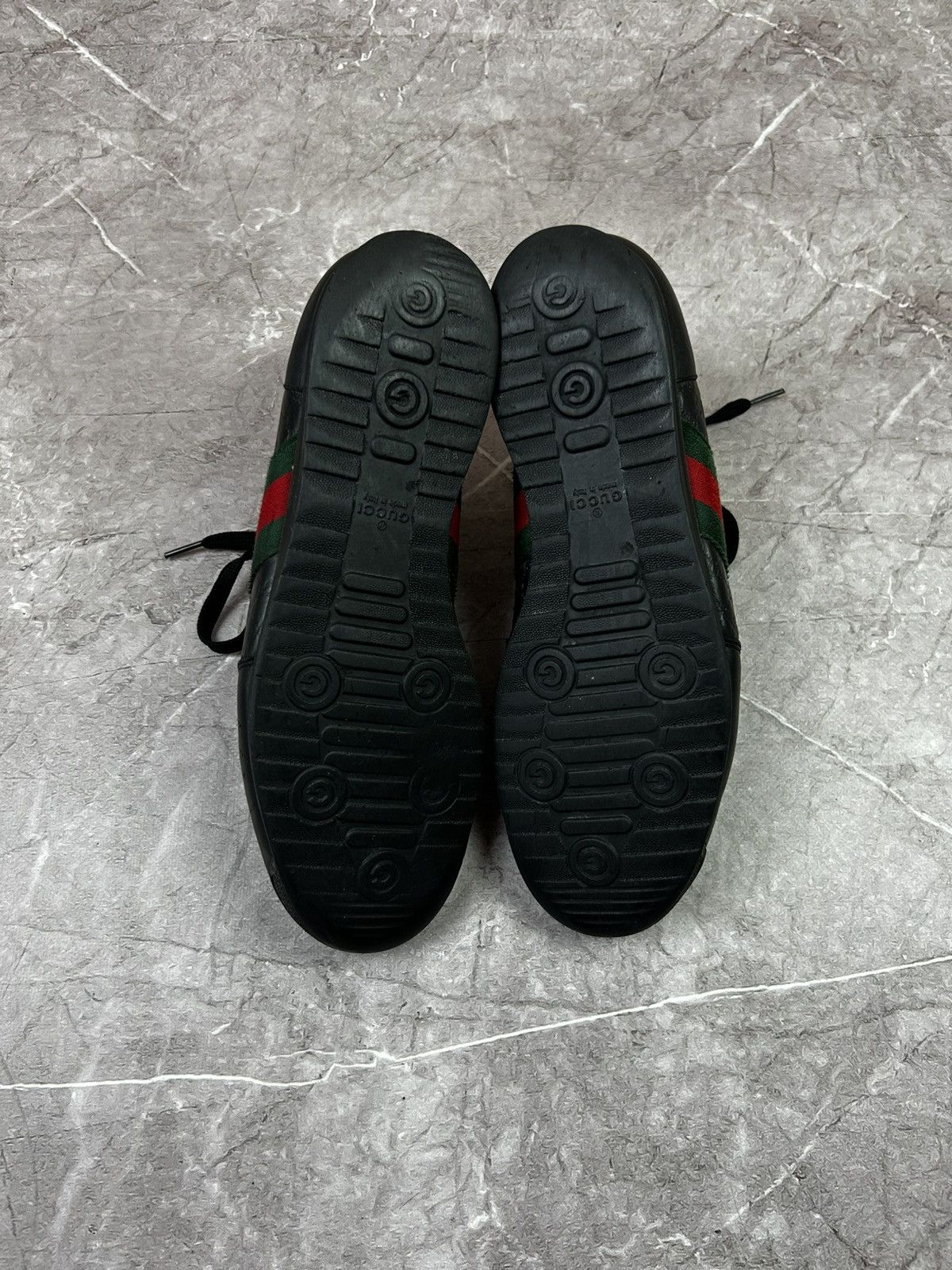 Gucci Gucci monogram leather sneakers Size US 8 / EU 41 - 6 Thumbnail