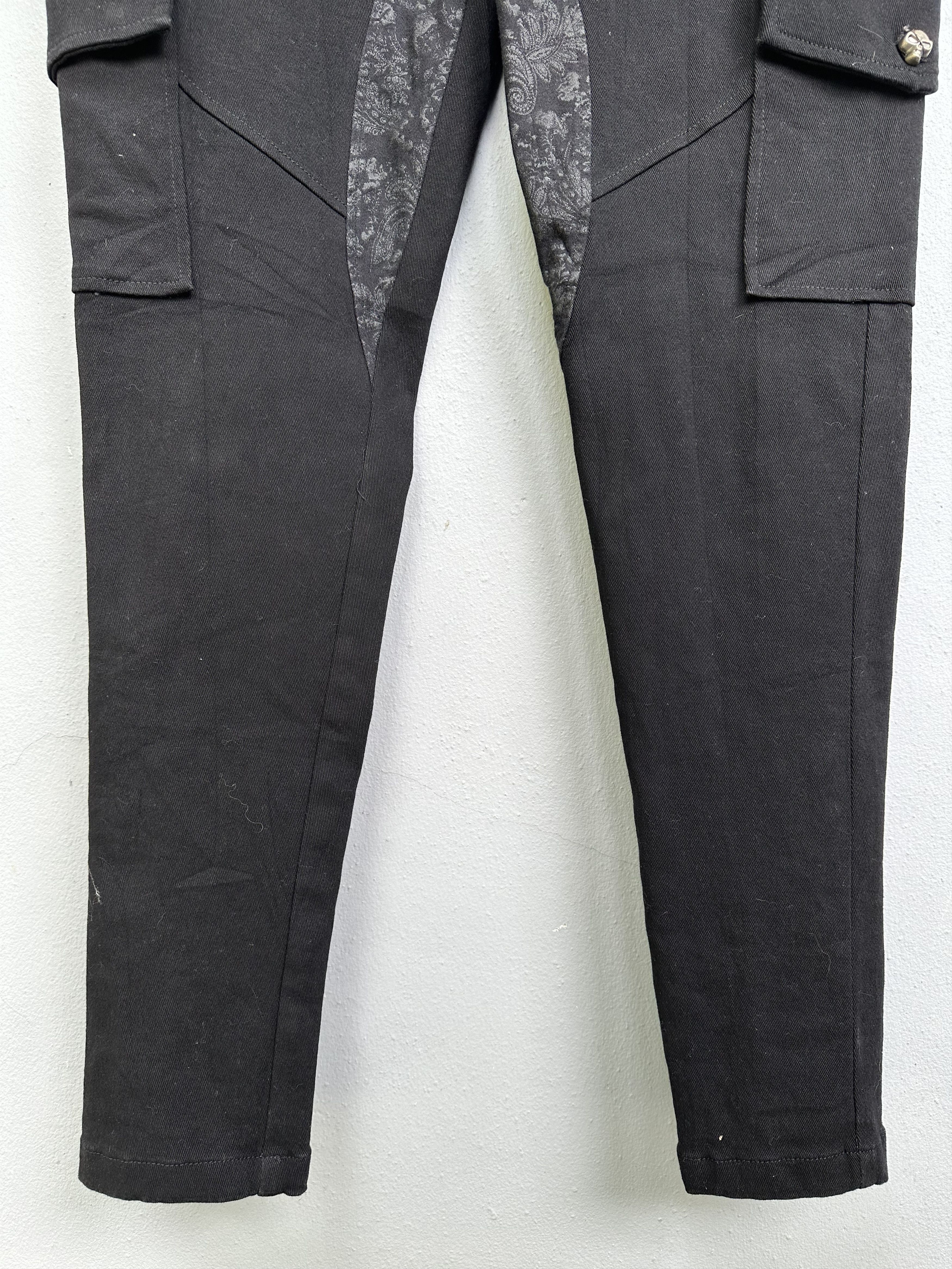 Japanese Brand Japanese Brand PUNKRAVE Skinny Elastic Cargo Pants Size US 32 / EU 48 - 7 Thumbnail