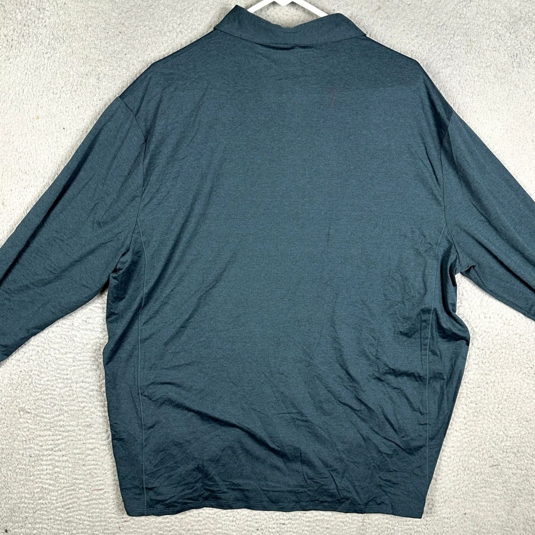 Quince Quince Polo Shirt Mens 2XL Dark Teal Long Sleeve Polo Shirt Men 2XL Dark Teal Sp Size US XXL / EU 58 / 5 - 2 Thumbnail