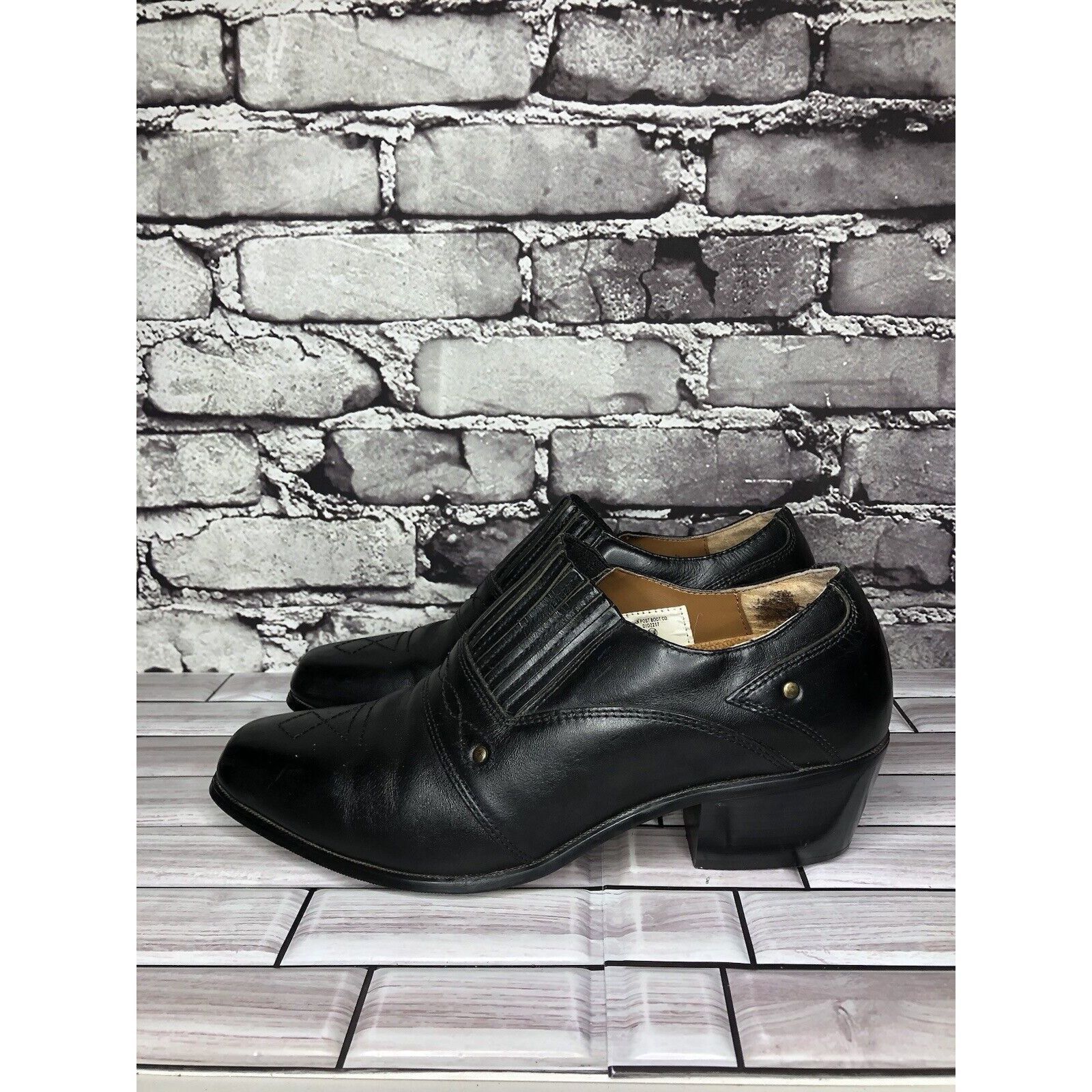 Other Dingo Black Leather Casual Low Cut Heel Booties Shoes Women Size US 9.5 / IT 39.5 - 21 Thumbnail