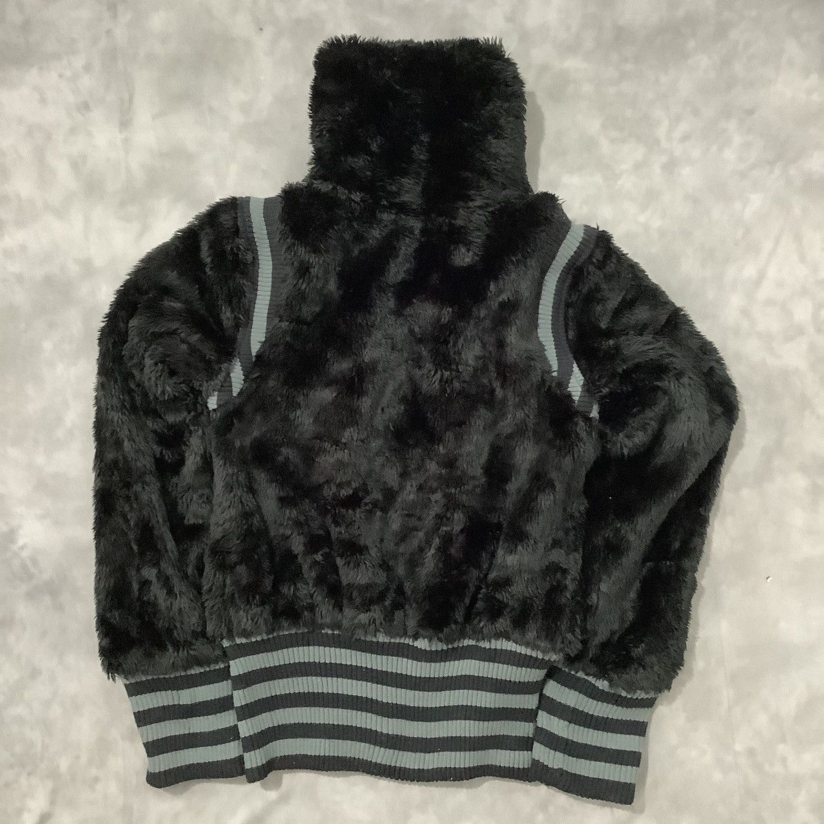 Stussy × Vintage 1990s Faux Fur Stussy Jacket Y2K Style Size US M / EU 48-50 / 2 - 7 Thumbnail