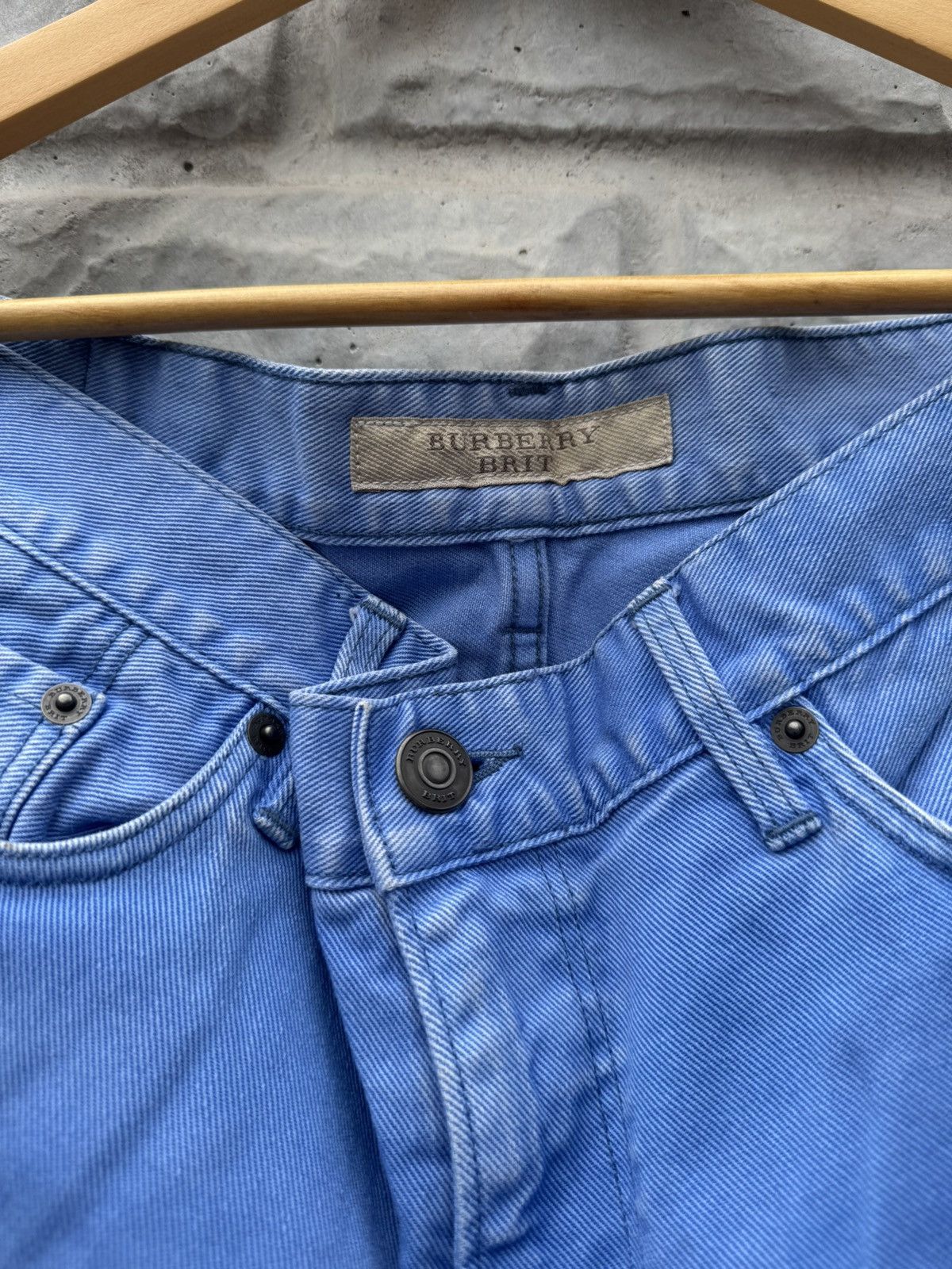 Burberry Burberry Brit Cloud Blue Denim Pants Y2K Size US 36 / EU 52 - 5 Thumbnail