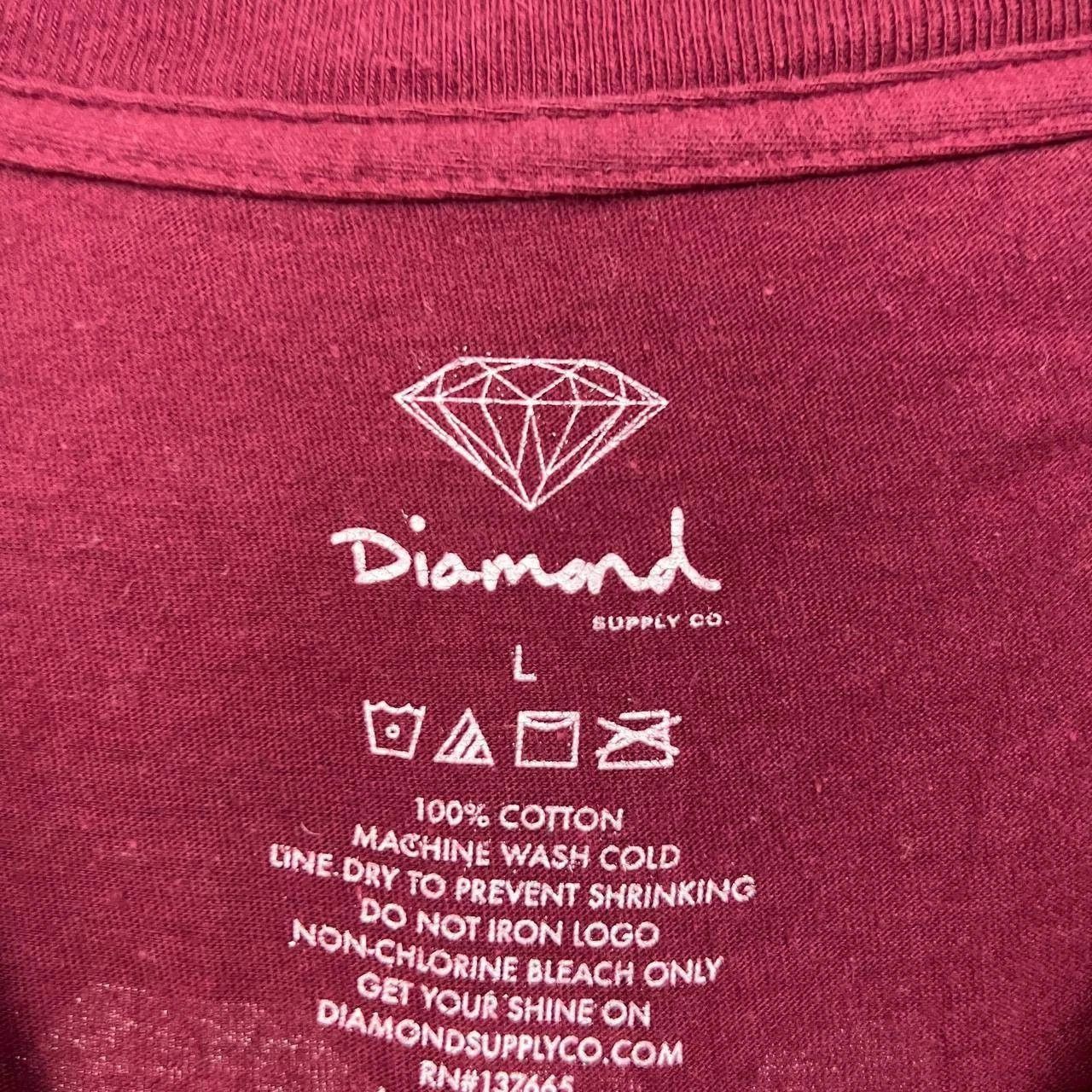 Diamond Supply Co. Diamond Supply Co. #98 Shirt Men Red Crew Neck Cotton L Size US L / EU 52-54 / 3 - 6 Thumbnail