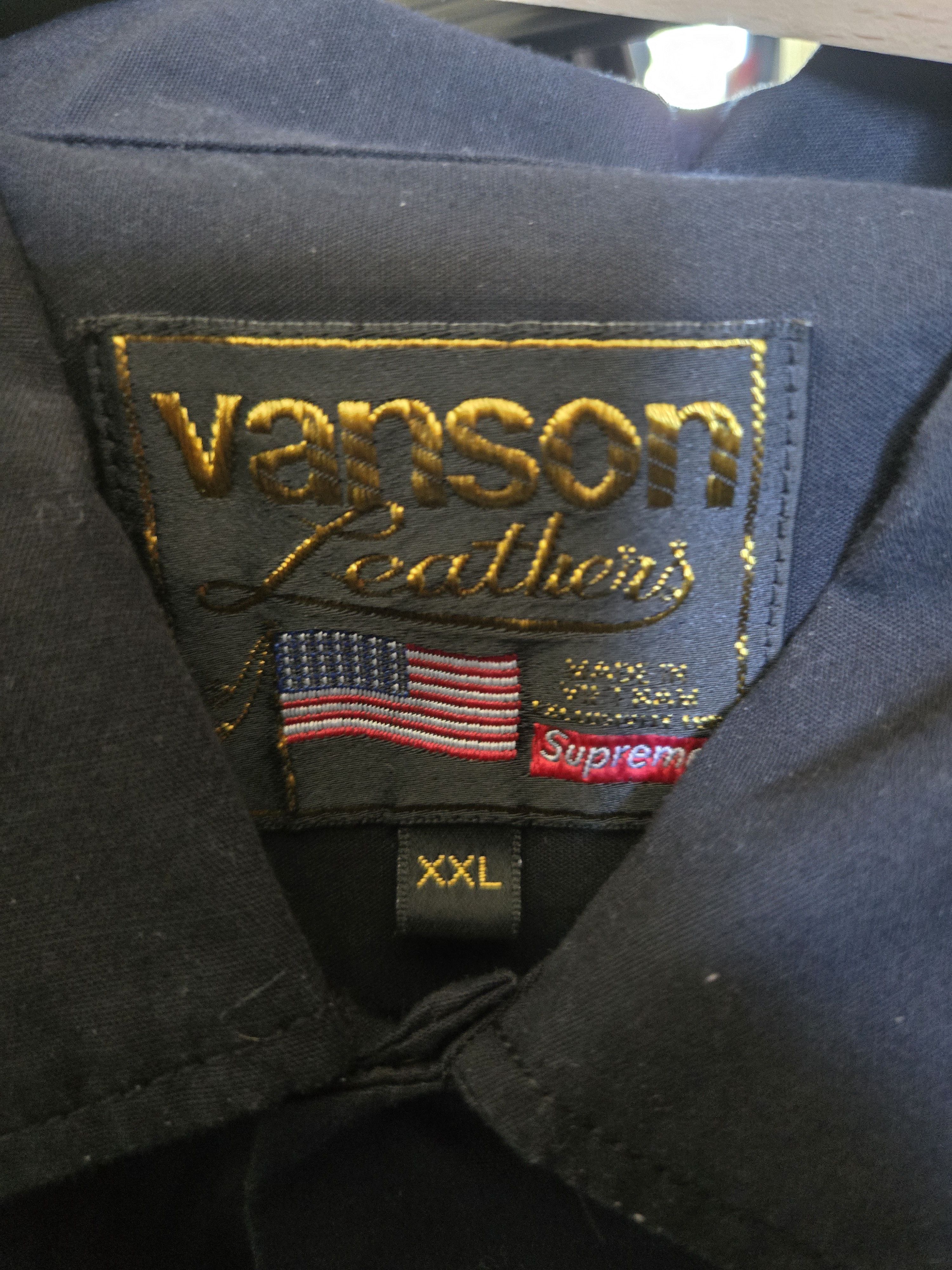 Supreme × Vanson Leathers Supreme®/Vanson Leathers® S/S Work Shirt Size US XXL / EU 58 / 5 - 3 Thumbnail