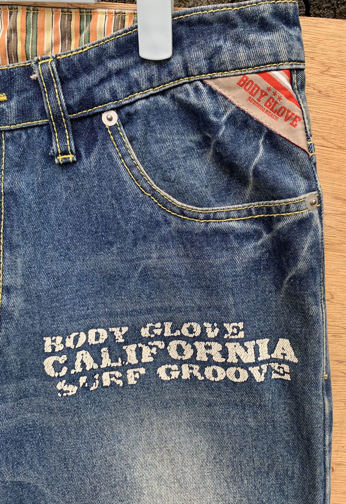Body Glove Body Glove California Surf Groove Denim Pants Size US 32 / EU 48 - 10 Thumbnail