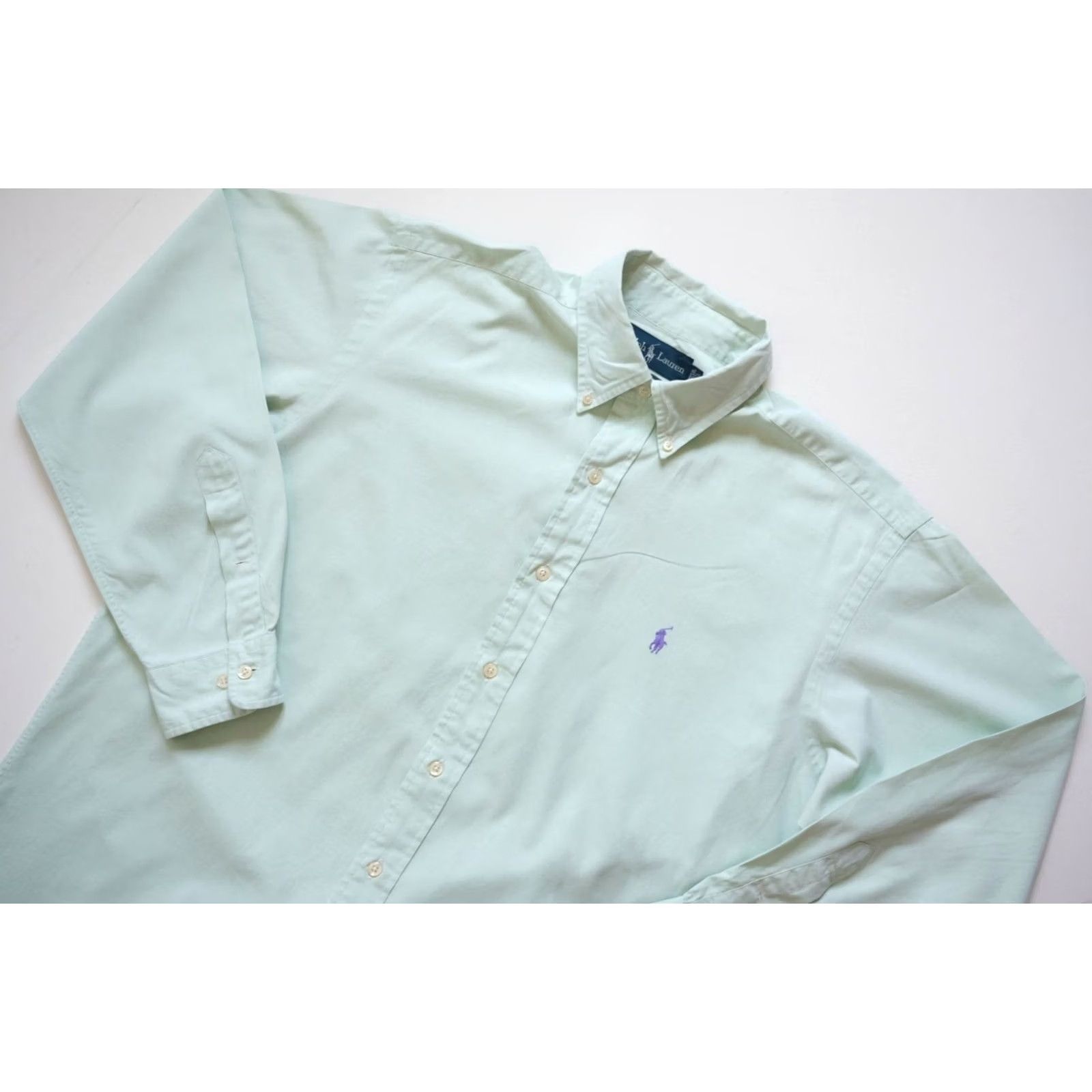 Ralph Lauren Ralph Lauren Polo Classic Fit Logo Casual Button-Down Green Shirt SZ 15 1/2 XL Men Button-Up Shirts Green Classic Fit Mens Size US XL / EU 56 / 4 - 5 Thumbnail