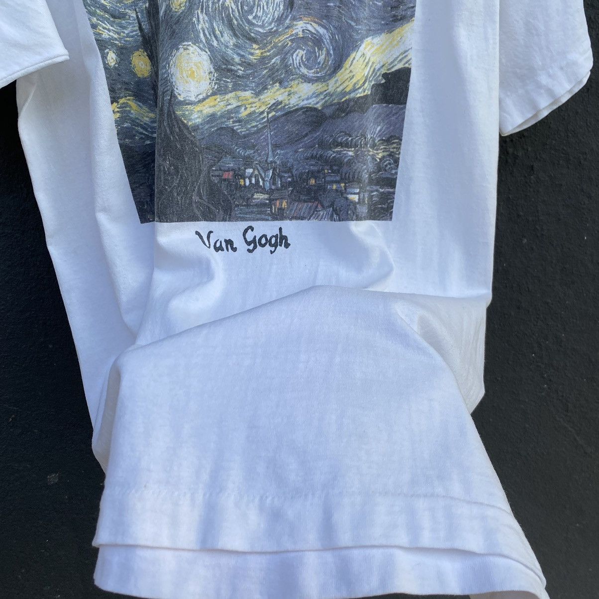 Arts & Science HOLY GRAIL Vintage 90s Van Gogh Starry Night ERD GRUNGE TEE Size US L / EU 52-54 / 3 - 7 Thumbnail