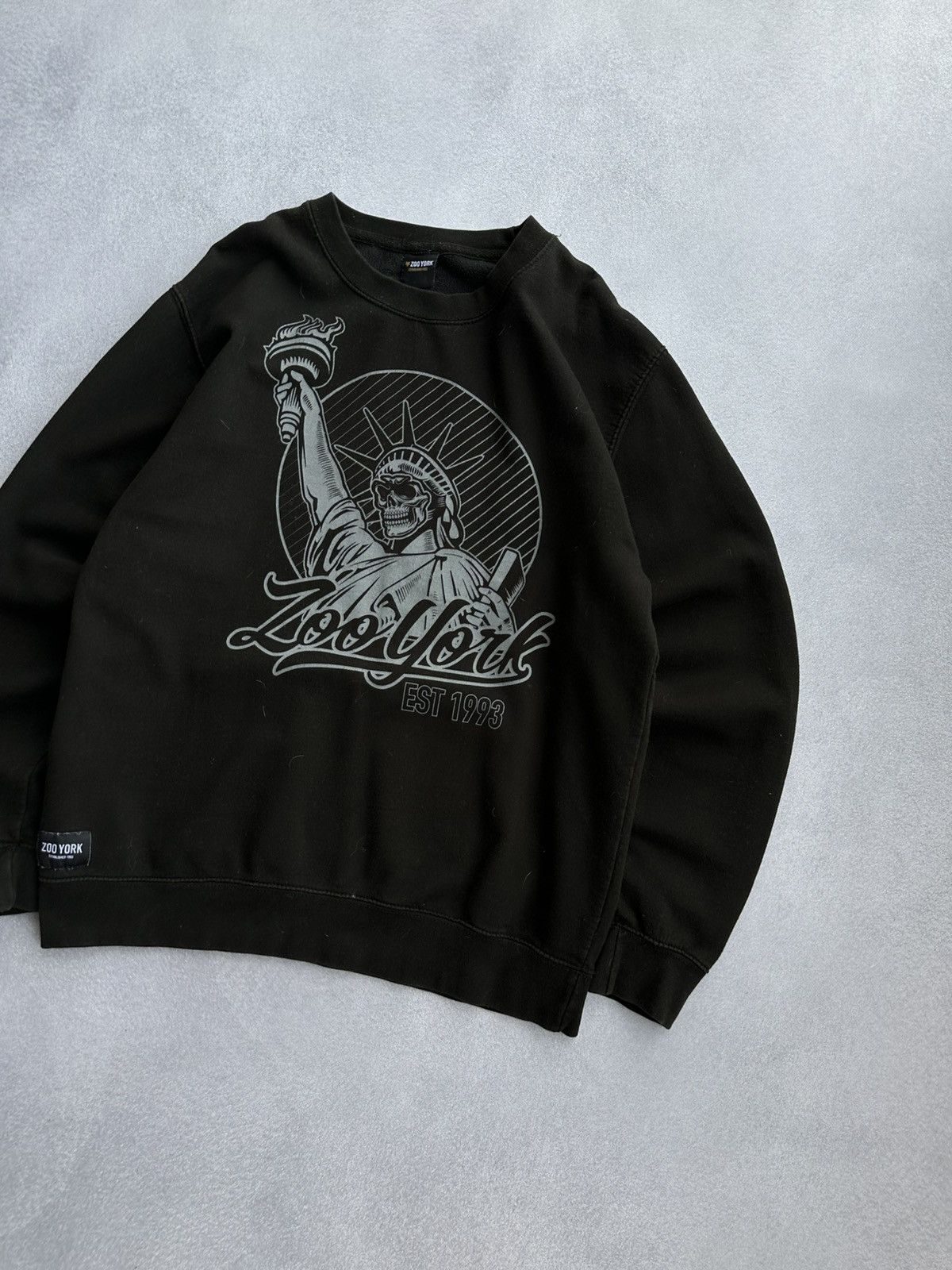 Zoo York Vintage Zoo York Men’s Liberty Skull Sweatshirt Size US L / EU 52-54 / 3 - 2 Thumbnail